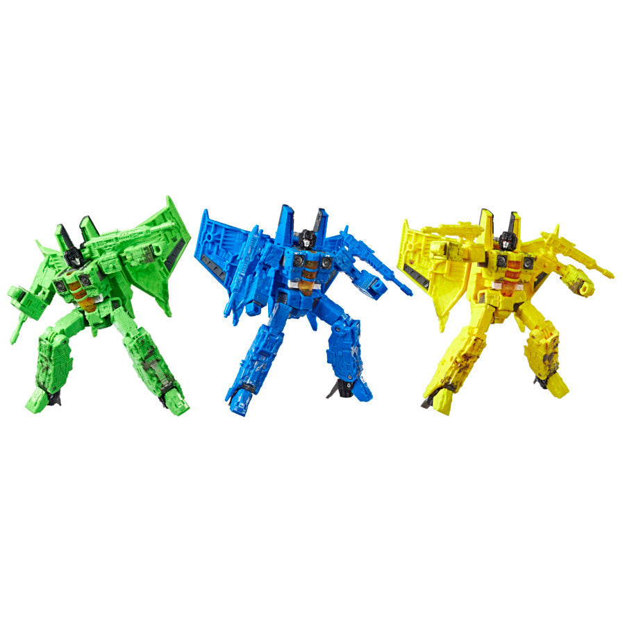 Transformers: War for Cybertron Siege Seekers 7-Figure Action Figure Set (Ion Storm, Acid Storm, Nova Storm) - Collectible Robot Toys for Display & Battle Scenes