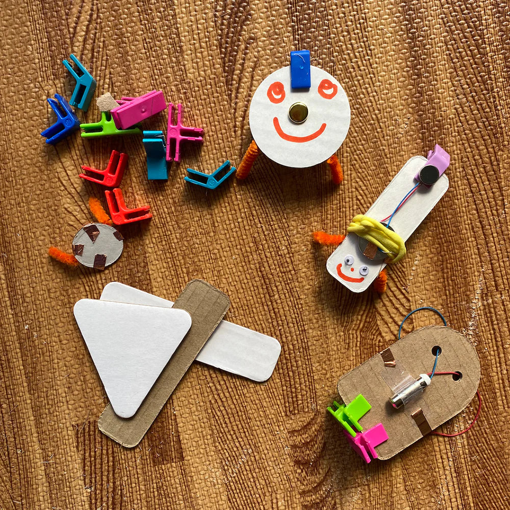 3Dux Design Build A Bot Accessory Kit - STEM Learning Toy for Kids | Creative Robotics Building Set for Home & Classroom Activities