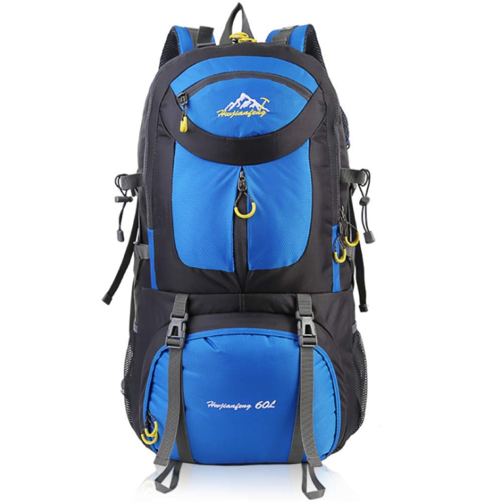 Wangsumei Unisex 40-60L Hiking Backpack - Large Outdoor Travel Sports Backpack (60×38×22cm) for Camping, Trekking & Daily Commute