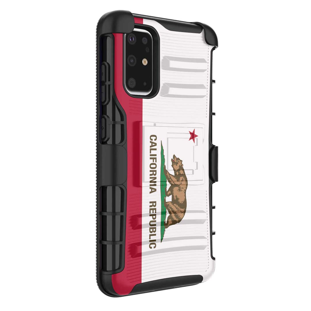 Moriko Shockproof Case for Samsung Galaxy S20 5G with Kickstand - Heavy Duty Protection for Outdoor Use
