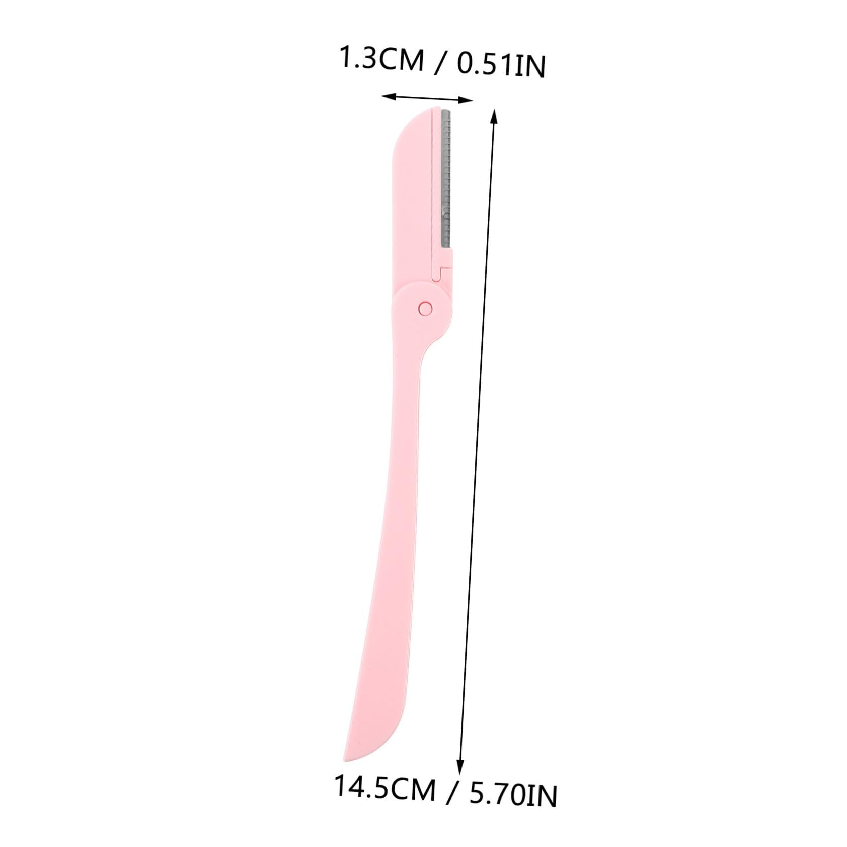 MAGICLULU 10-Piece Stainless Steel Eyebrow Razor Set - Foldable Eyebrow Trimmer & Facial Hair Remover for Women | Perfect for Eyebrow Shaping, Face Grooming & At-Home Beauty Care
