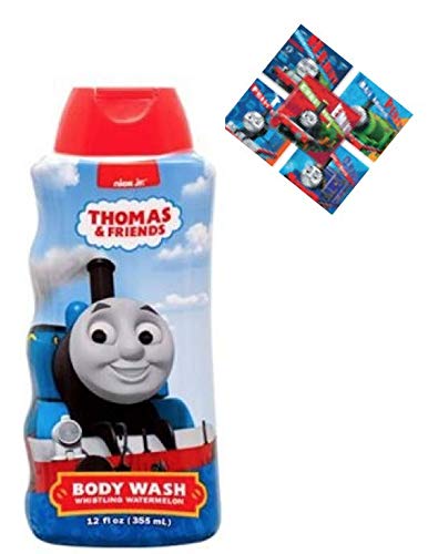 Thomas & Friends Kids Bath Time Bundle - Gentle Body Wash & Fun Stickers for Toddlers | Perfect for Playful Bath Time Routines & Train-Themed Gifts