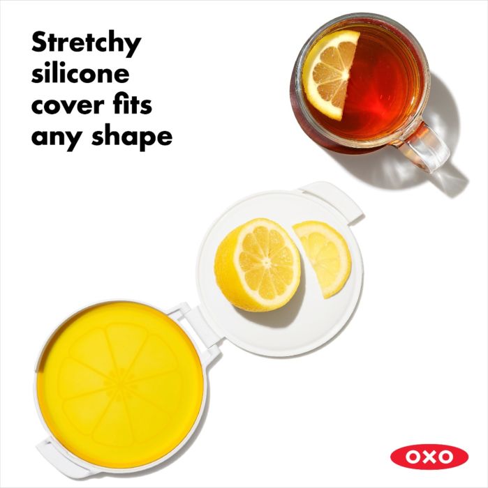 Cut & Keep Silicone Lemon Saver - Reusable Lemon Freshness Keeper for Kitchen Storage - Perfect for Preserving Lemons, Limes & Citrus Fruits in Fridge or Pantry