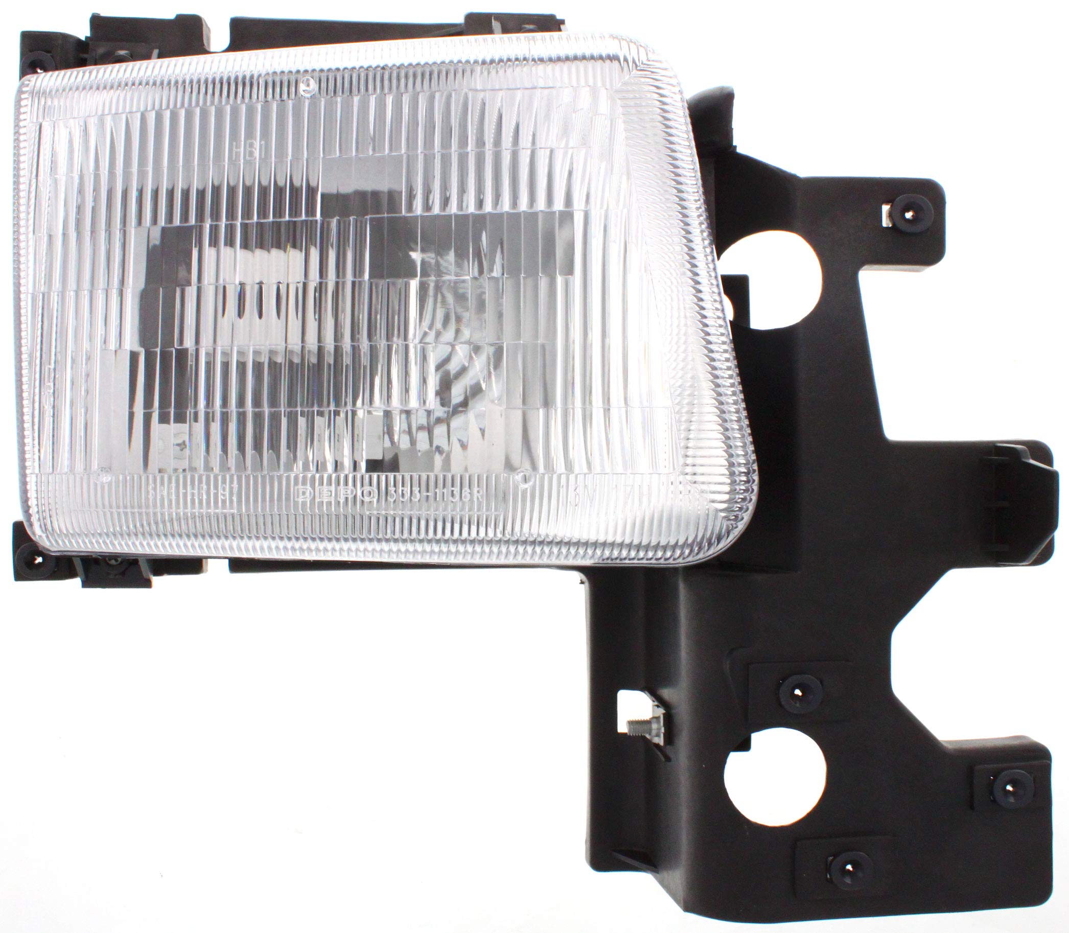 Garage-Pro Driver & Passenger Side Headlight Assembly for 1995-1997 Dodge B3500/B2500 - Halogen Replacement with Bulbs (Fits Part# 55055277AB, 55055276AB) - Perfect for Night Driving & Vehicle Restoration Projects