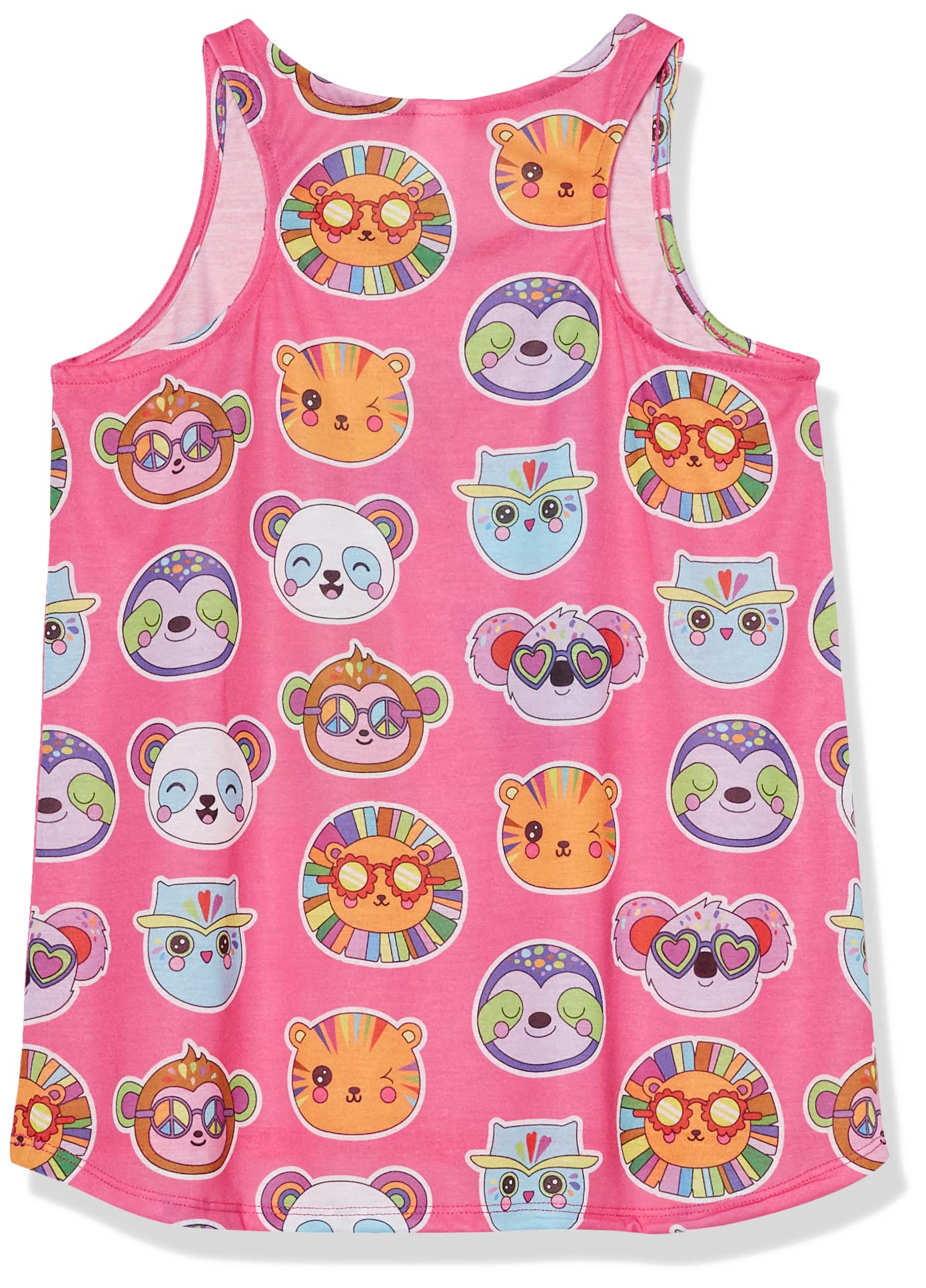 The Children's Place Girls' Sleeveless Tank Top and Shorts 2-Piece Pajama Set - Soft Cotton Sleepwear for Kids, Perfect for Bedtime & Lounging