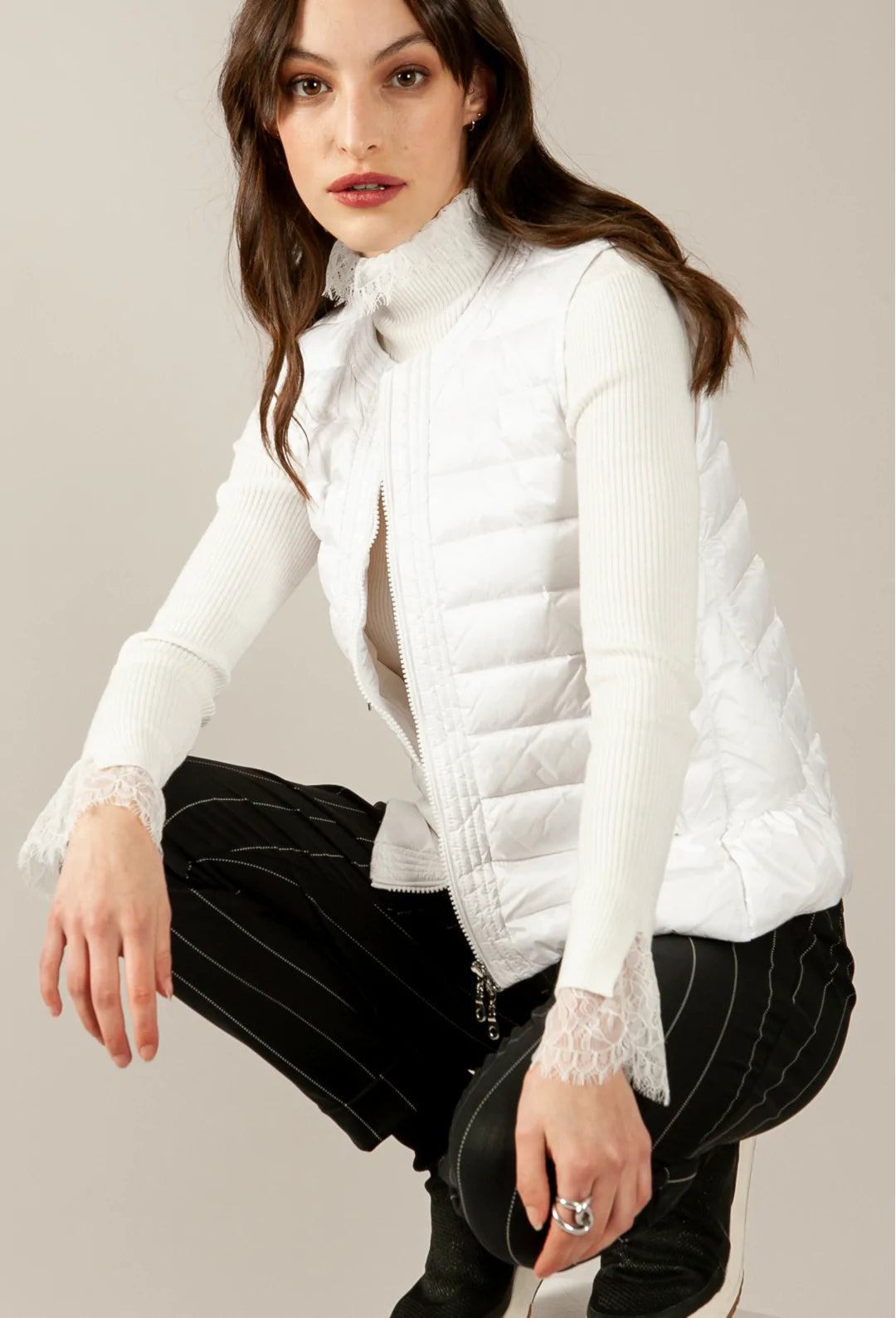 Alexa Puff Vest for Women - Lightweight Winter Jacket, Warm Quilted Down Coat, Water-Resistant Outdoor Wear - Perfect for Hiking, Skiing & Cold Weather Fashion