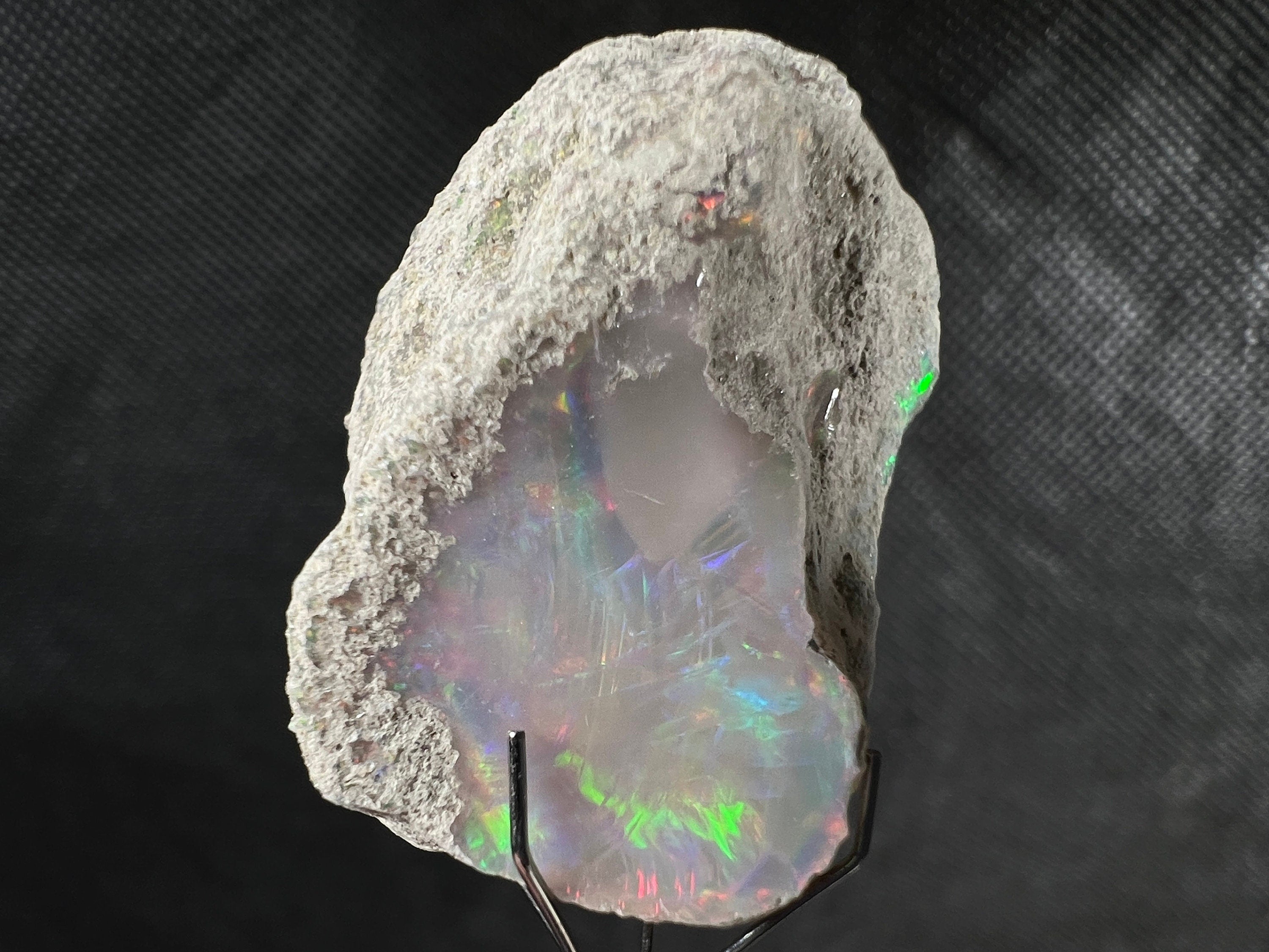 Premium 4A+ Welo Opal Raw Crystal - Certified Cutting Grade Opal for Jewelry Making (50632) - Perfect for Rings, Necklaces & DIY Gemstone Crafts