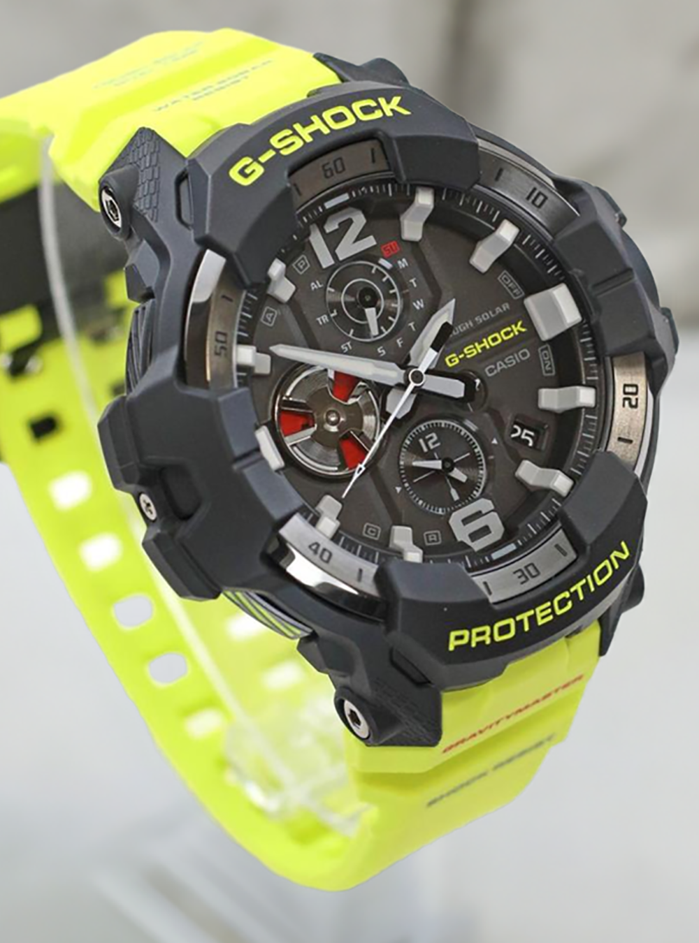CASIO G-Shock Master of G Gravitymaster GR-B300RY-1A9JF Watch - Shock Resistant, Solar Powered, Atomic Timekeeping - Perfect for Outdoor Adventures, Hiking, and Extreme Sports