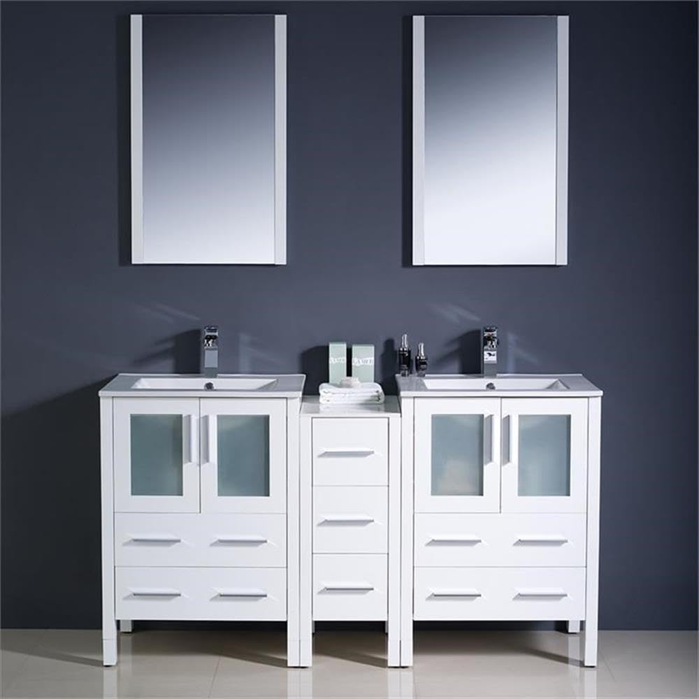 Fresca Bath FVN62-241224WH-UNS Torino 60