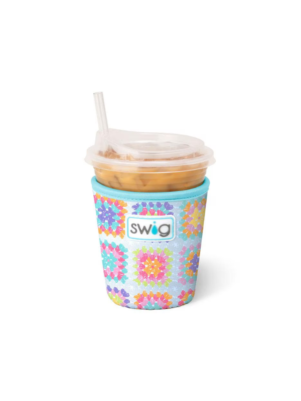 Swig Close Knit Small Iced Cup Coolie - Insulated Sleeve for 12-16oz Beverages | Perfect for Iced Coffee, Smoothies & Cold Drinks On-The-Go