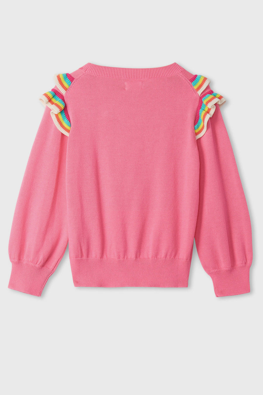 Girls Sweater - Hatley Pink Carnation Knit Pullover for Kids | Cozy Winter Wear for School & Play