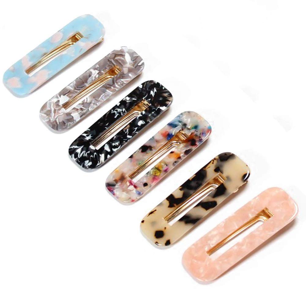 6pcs Duckbill Hair Clips for Women & Girls - Hair Barrettes for Styling