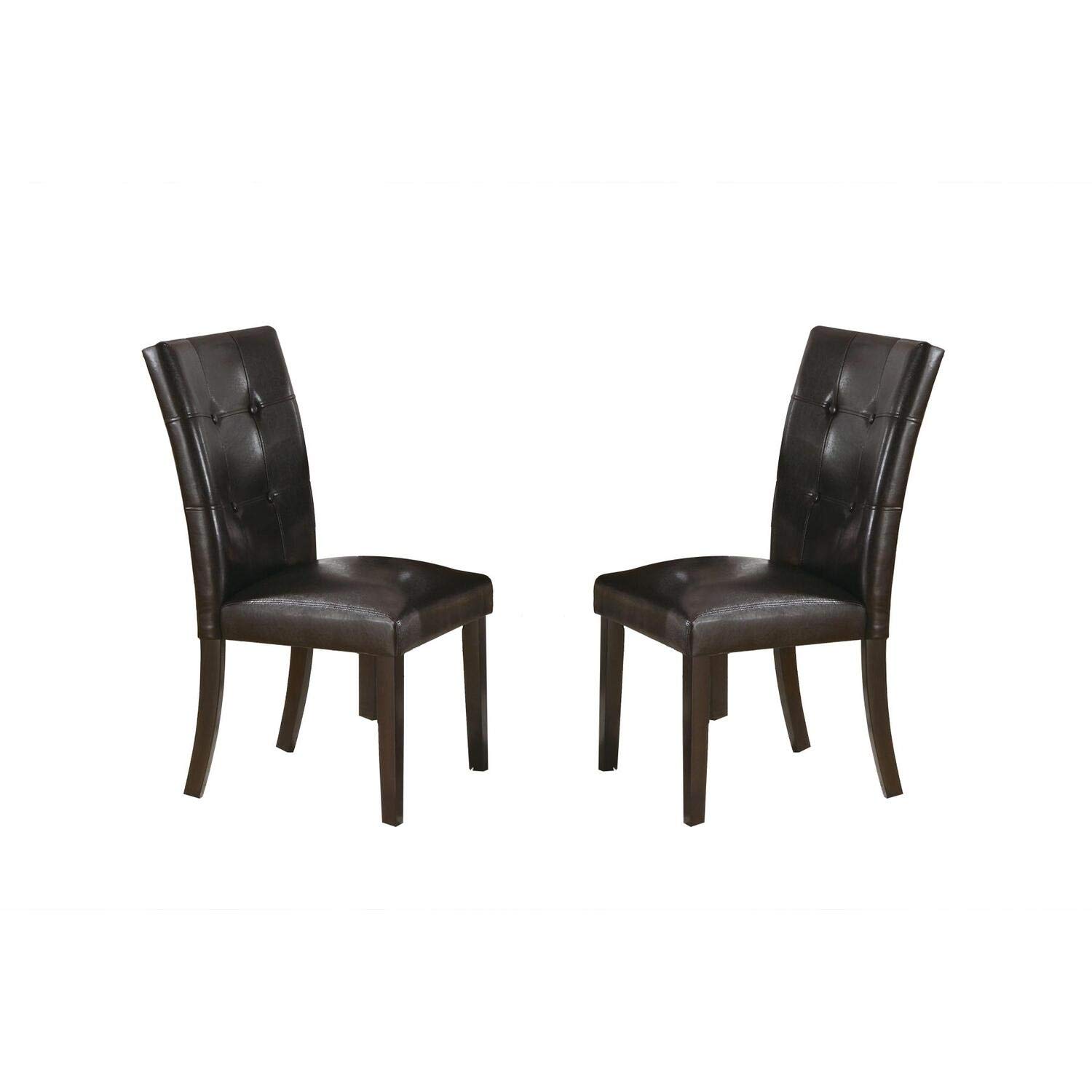 Premium Somerset Dining Chairs (Set of 2) - Modern Upholstered Side Chairs for Kitchen, Dining Room & Breakfast Nook - Comfortable & Stylish Seating Solution