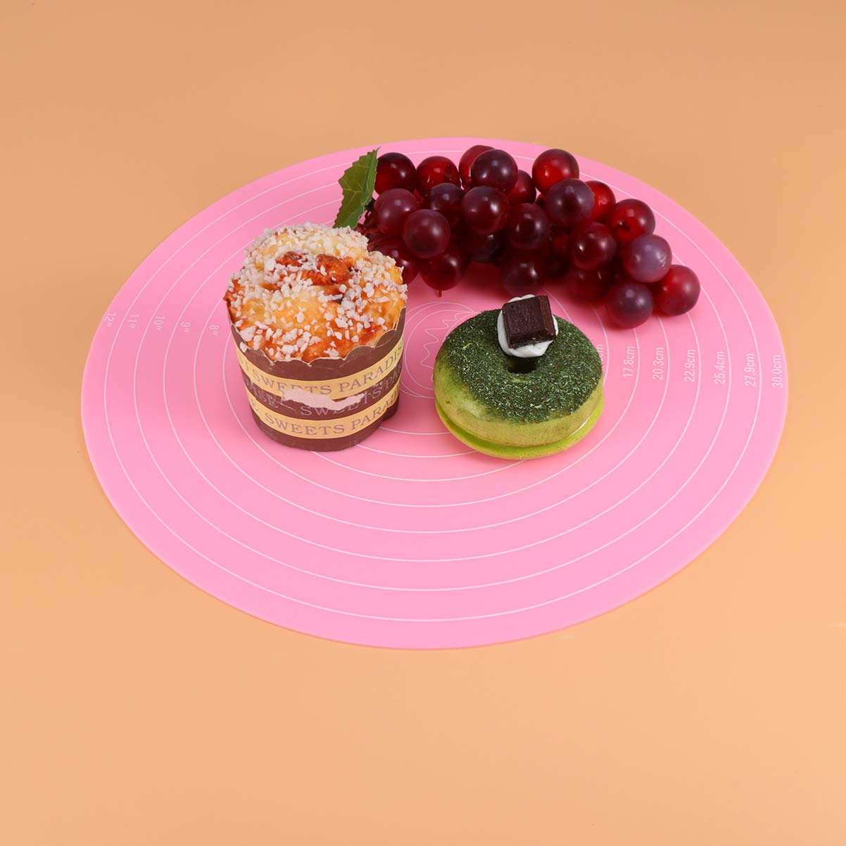 12 Inch Round Cake Baking Board - Sturdy Cake Display Base for Decorating, Serving & Display - Perfect for Cupcakes, Pastries & Dessert Presentation at Parties & Events