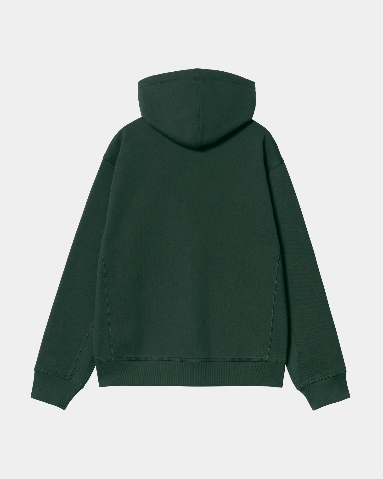 Hooded American Script Jacket - Stylish Fleece-Lined Pullover for Men & Women | Conifer Green | Perfect for Outdoor Adventures & Casual Wear