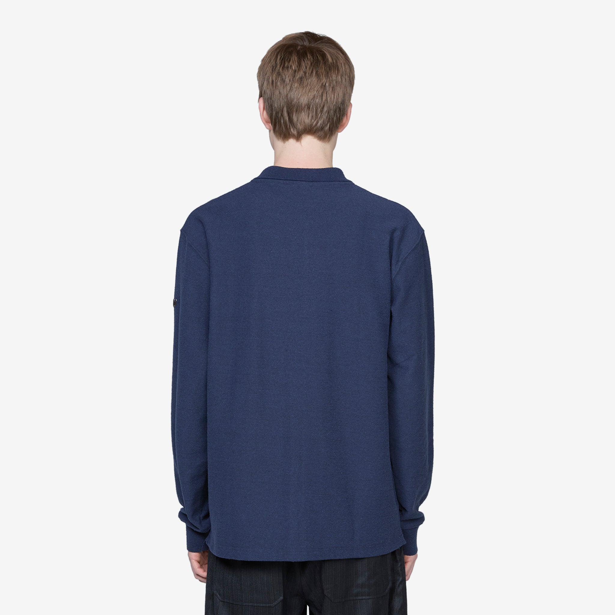 Andy Polo Cardigan for Men - Soft & Comfortable Navy Blue Knit Sweater | Perfect for Casual Wear, Office & Outdoor Activities