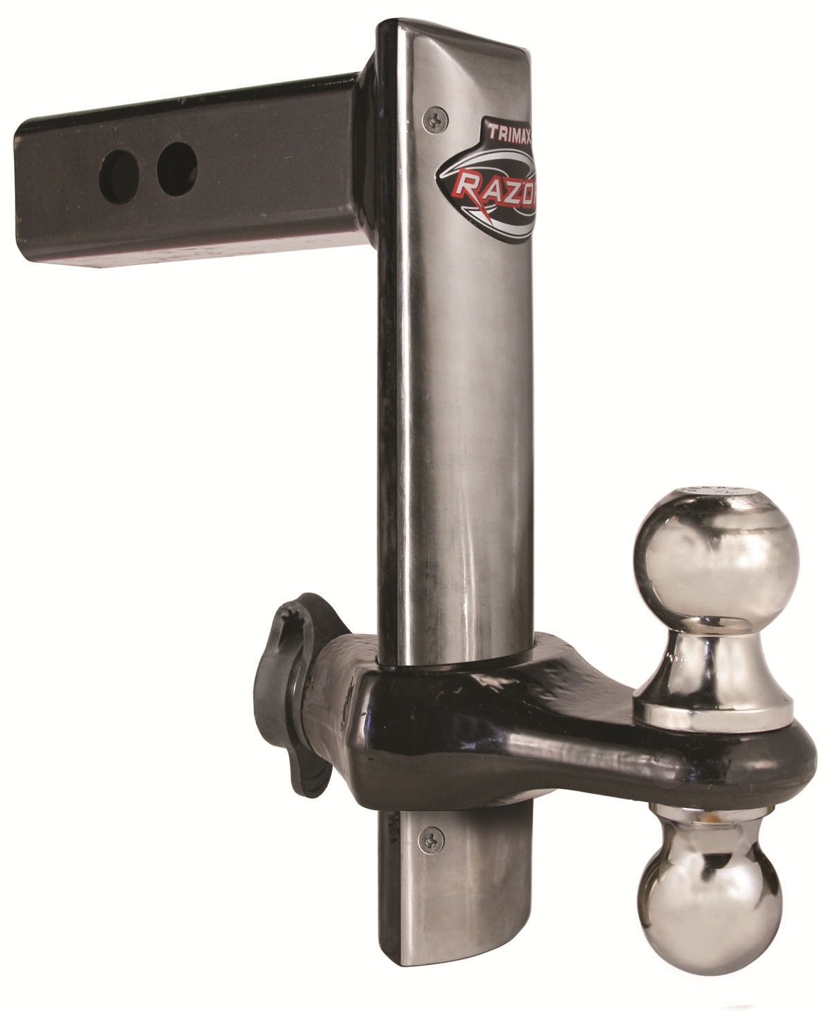 Trimax TRZ8SFP 8-Foot Stainless Steel Face Powder Coated Drop Hitch - Heavy Duty Towing for Trucks, Trailers & RVs | Perfect for Hauling, Off-Roading & Camping Adventures
