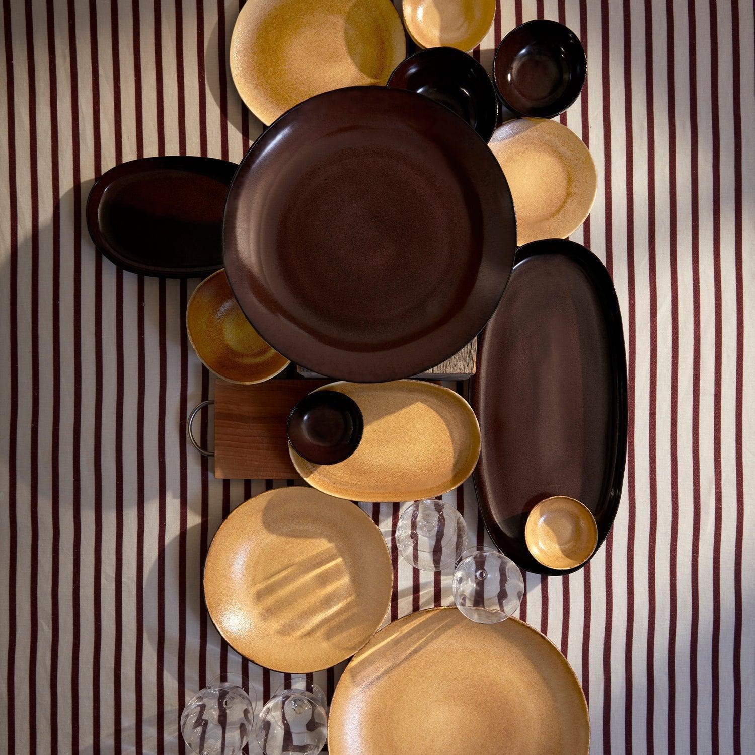 Terra Bread and Butter Plate Set - Elegant Ceramic Appetizer Dish for Cheese, Crackers, and Wine - Perfect for Dinner Parties, Entertaining, and Home Decor