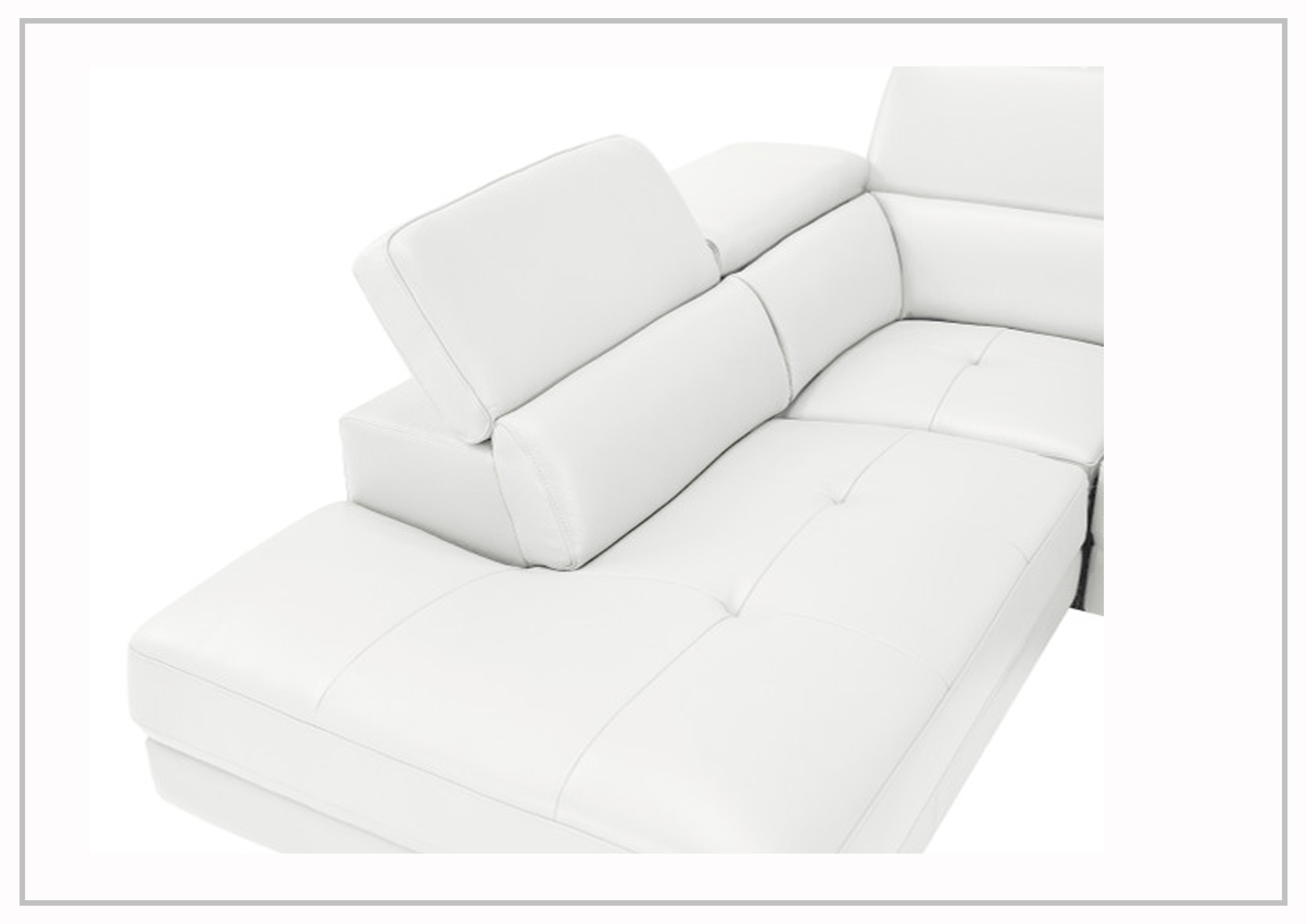 Gio Italia Cavour Mansion L-Shaped Italian Leather Sectional Sofa - Luxurious Modern Living Room Furniture for Home Theater & Family Gatherings
