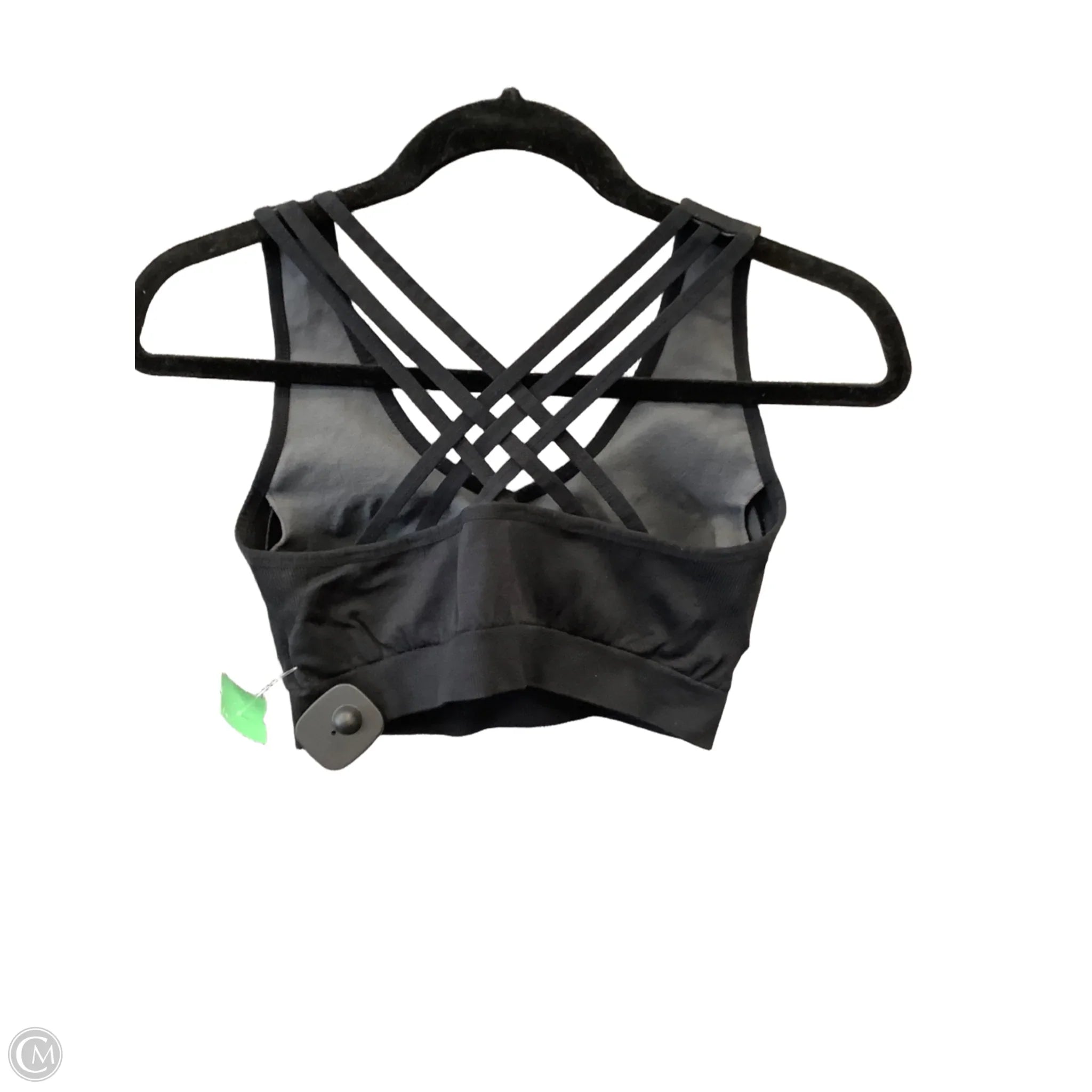 Clothes Mentor Women's Black Athletic Sports Bra - Size Large - Perfect for Yoga, Running & Gym Workouts