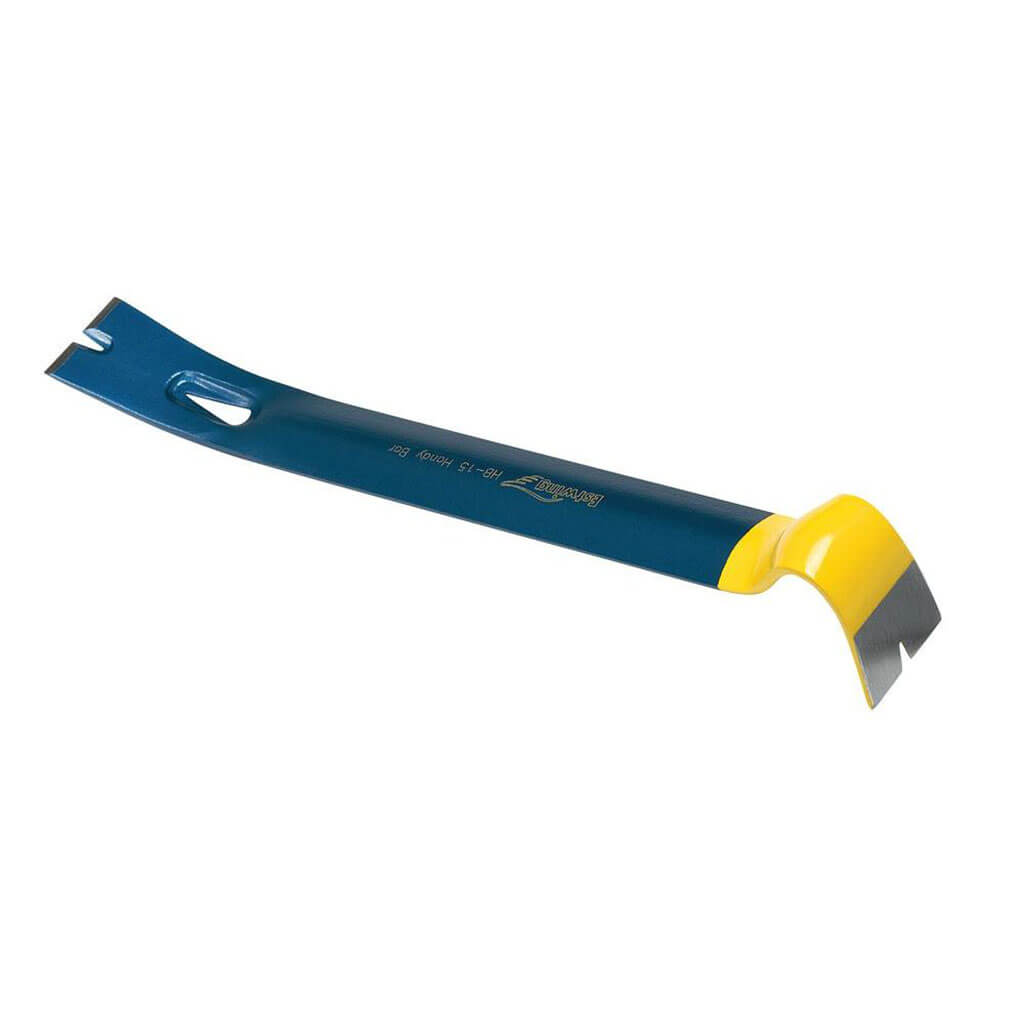 Estwing HB-15 15-Inch Handy Pry Bar - Heavy Duty Nail Puller & Demolition Tool for Home Repair, Construction & DIY Projects