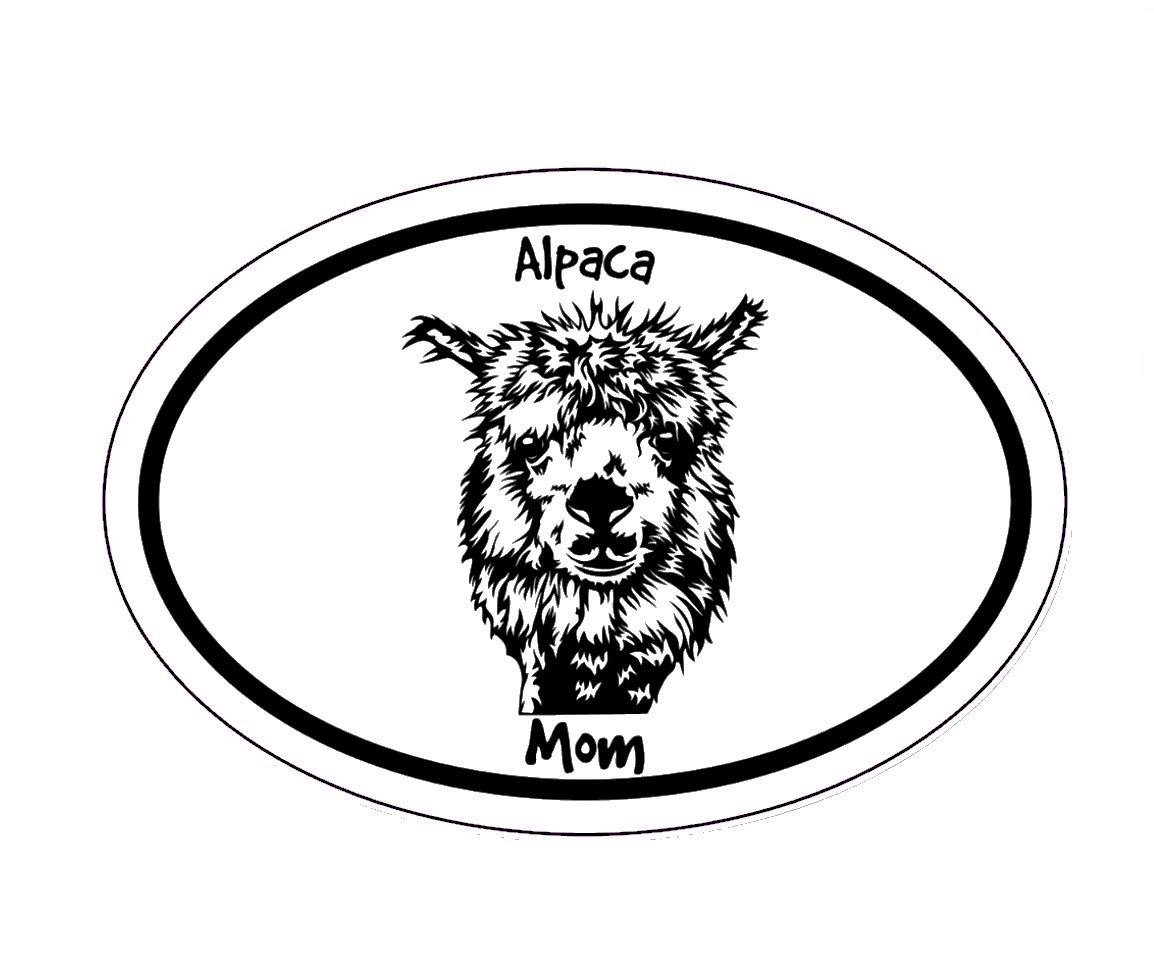 WickedGoodz Alpaca Mom Vinyl Decal - Durable Llama Bumper Sticker for Tumblers, Laptops, Cars, Home Decor - Perfect for Water Bottles, Windows, Walls & DIY Crafts