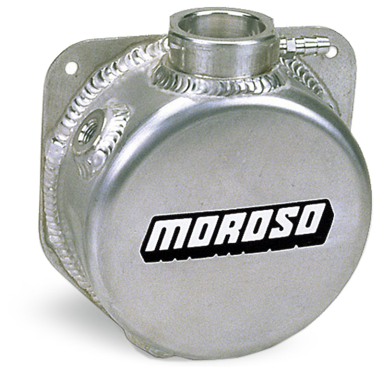 Moroso 63650 1.5 Quart Aluminum Coolant Expansion Tank - High Performance Cooling System Reservoir for Cars, Trucks & Racing Vehicles - Perfect for Engine Overheating Protection & Cooling System Upgrades