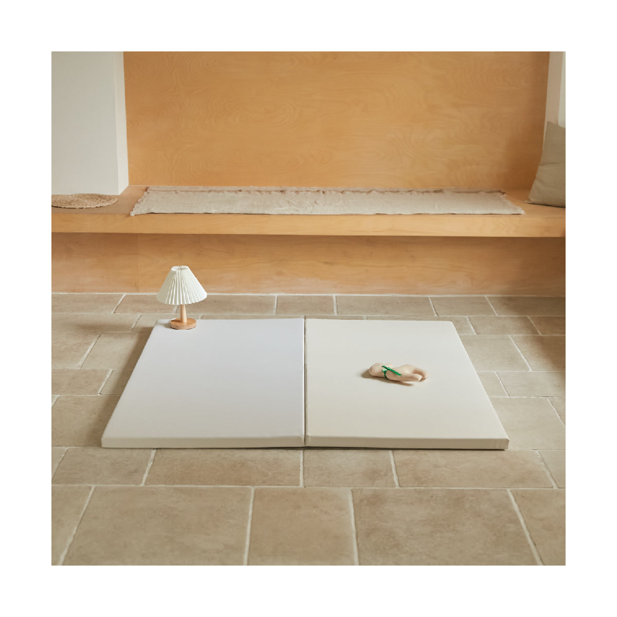 Caraz 7+1 Baby Play Mat - Non-Toxic Foam Floor Tiles for Crawling & Playtime - Perfect for Nursery, Playroom & Daycare (70x70cm)