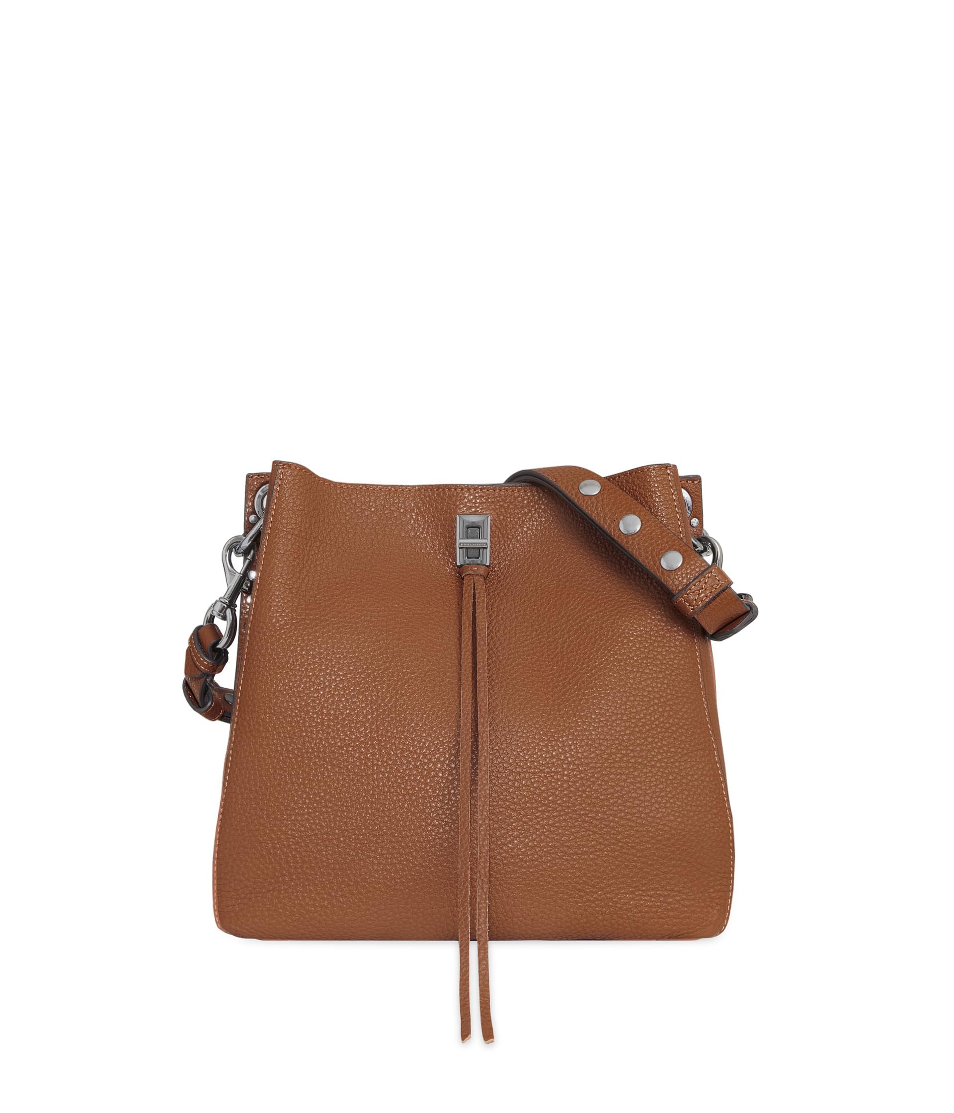 Rebecca Minkoff Darren Shoulder Bag for Women - Genuine Leather Crossbody Purse with Adjustable Strap, Perfect for Work, Travel & Everyday Use