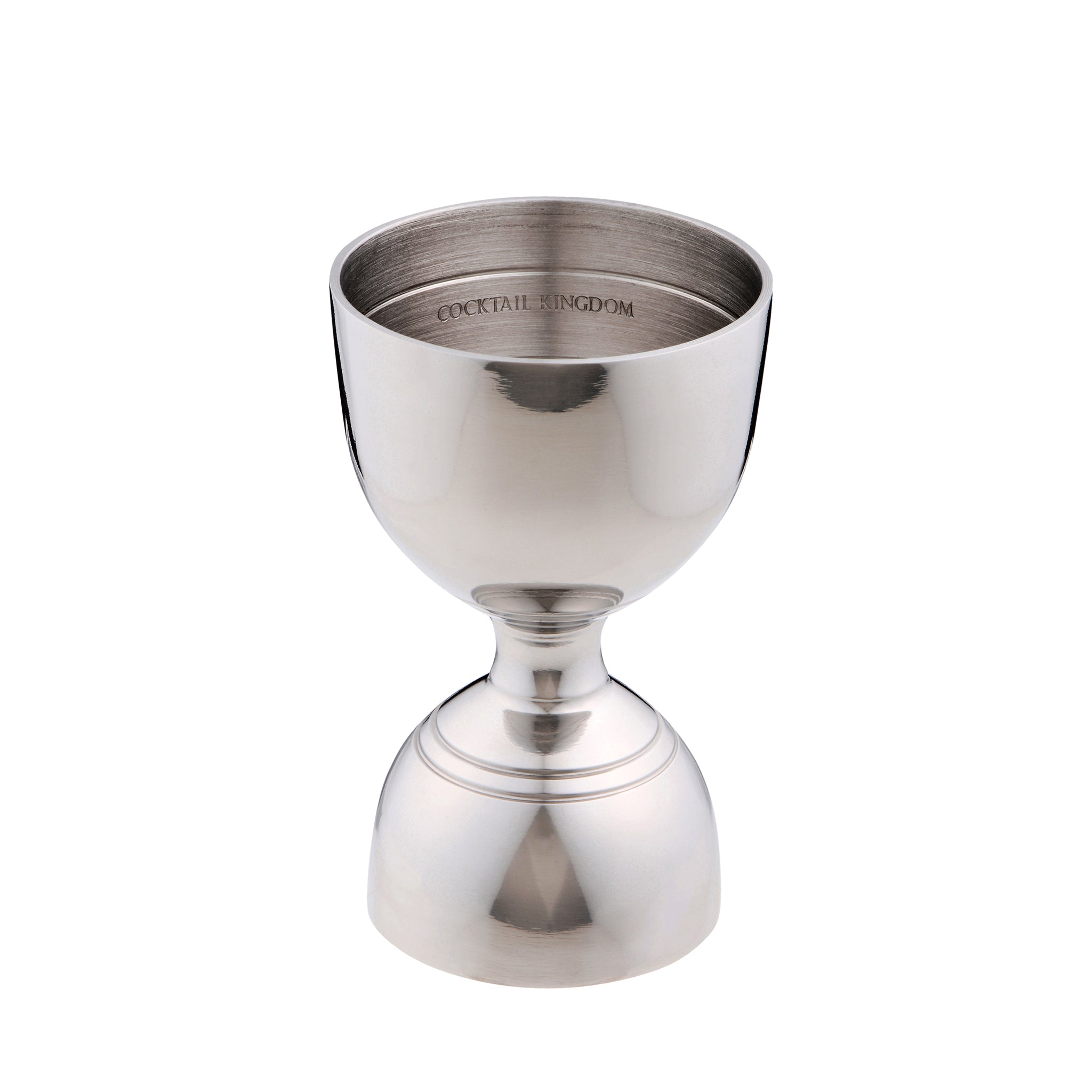 Premium Leopold Jigger - 30ml & 60ml Stainless Steel Bar Measuring Tool for Cocktails, Mixing Drinks, and Home Bartending - Professional Banded Design for Precise Pouring