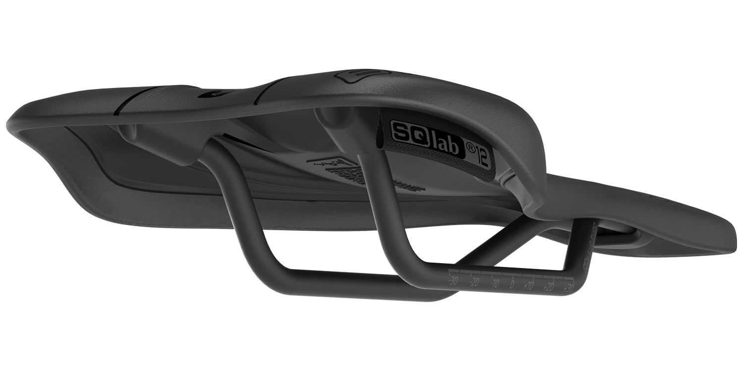 SQlab 612 Ergowave R Mountain Bike Saddle - Carbon Fiber Reinforced Polyamide Unisex MTB Saddle for Men & Women | Comfortable Cycling Seat for Trail Riding, Enduro & Cross-Country Biking