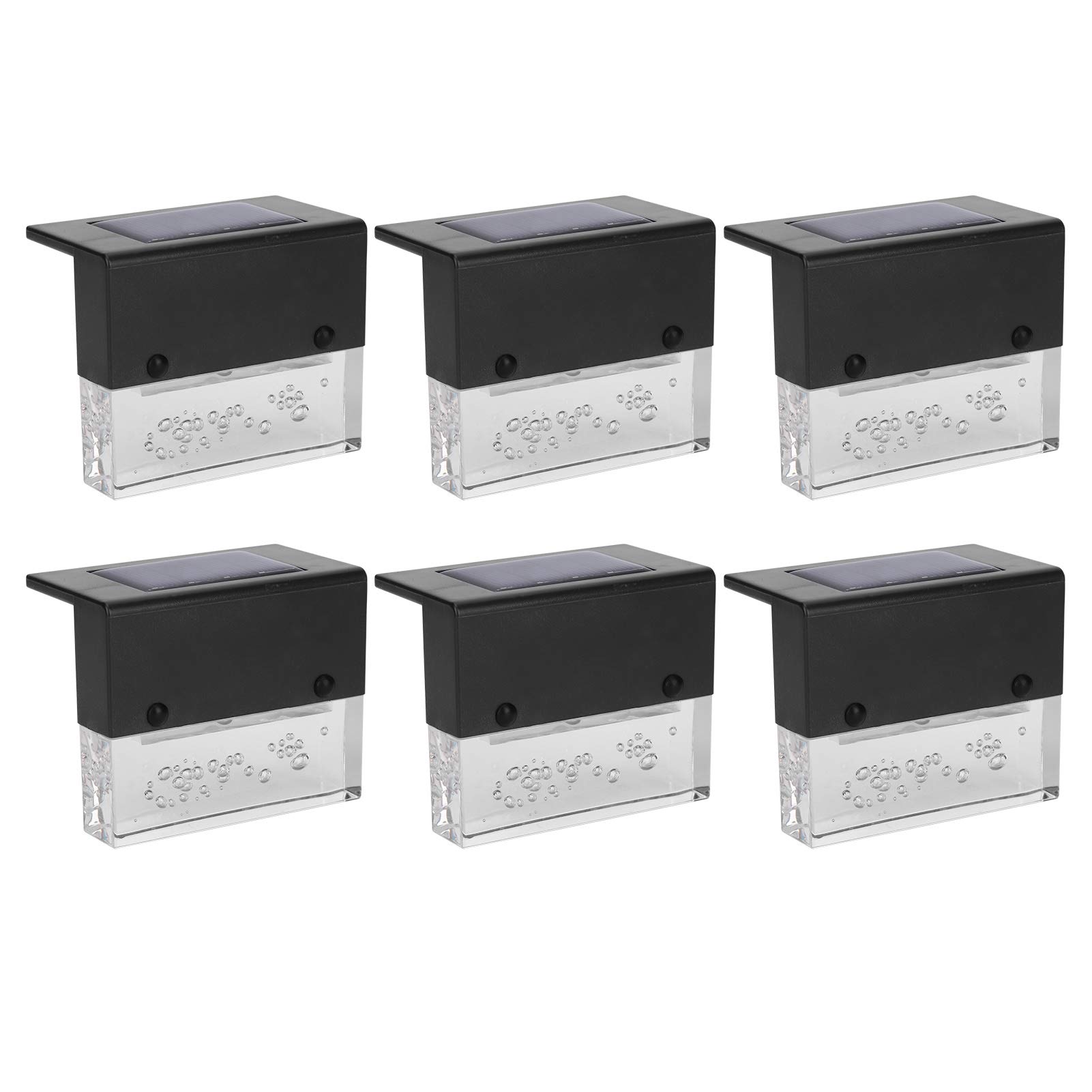 Smart Solar Outdoor Step Lights - Waterproof LED Garden Lights for Fence, Balcony, Stairs, Patio & Pathway | Perfect for Nighttime Safety & Landscape Lighting