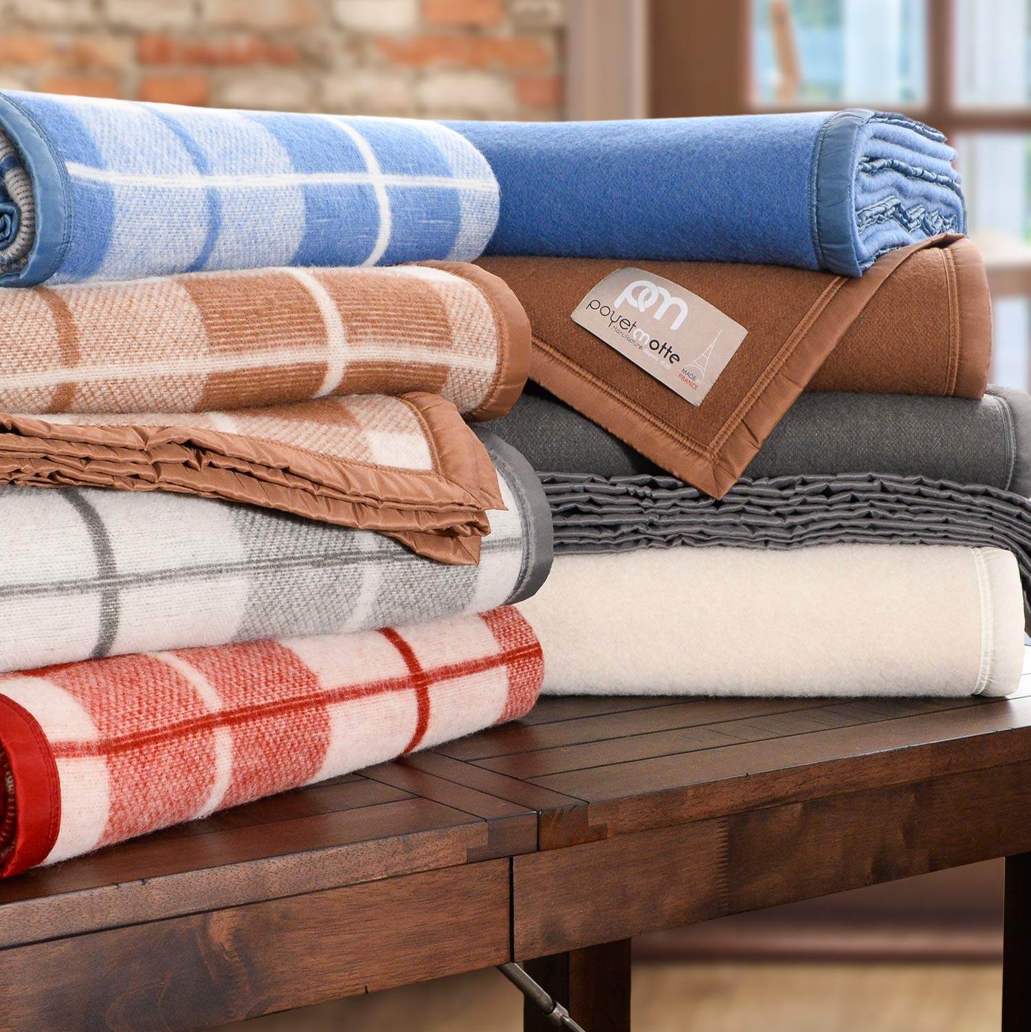 Premium 400GSM 100% Virgin Wool Blanket - Medium/Heavy Weight, Machine Washable, Camel Color, Twin Size - Ideal for Cozy Bedding, Sofa Throws & Winter Warmth