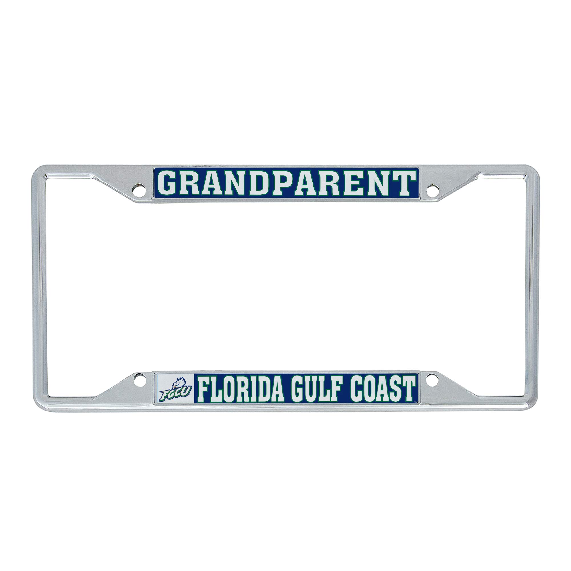Florida Gulf Coast University Eagles Metal License Plate Frame - Desert Cactus Design Car Tag Holder for Front/Rear Bumper - Perfect Gift for Grandparents & Alumni Fans