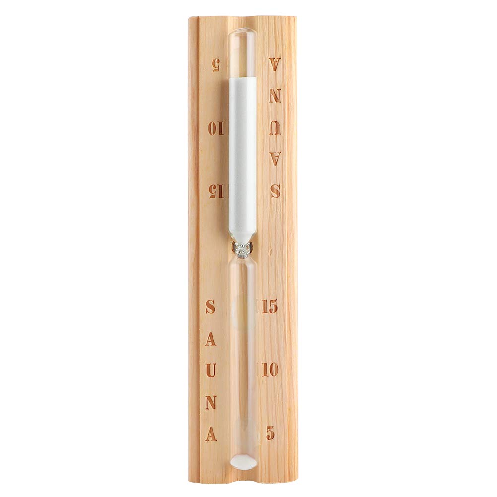Premium Wooden Hourglass Sand Timer - Sauna & Classroom Decor, Kids Learning Tool, Home & Office Decoration | Perfect for Meditation, Study, Games & Relaxation