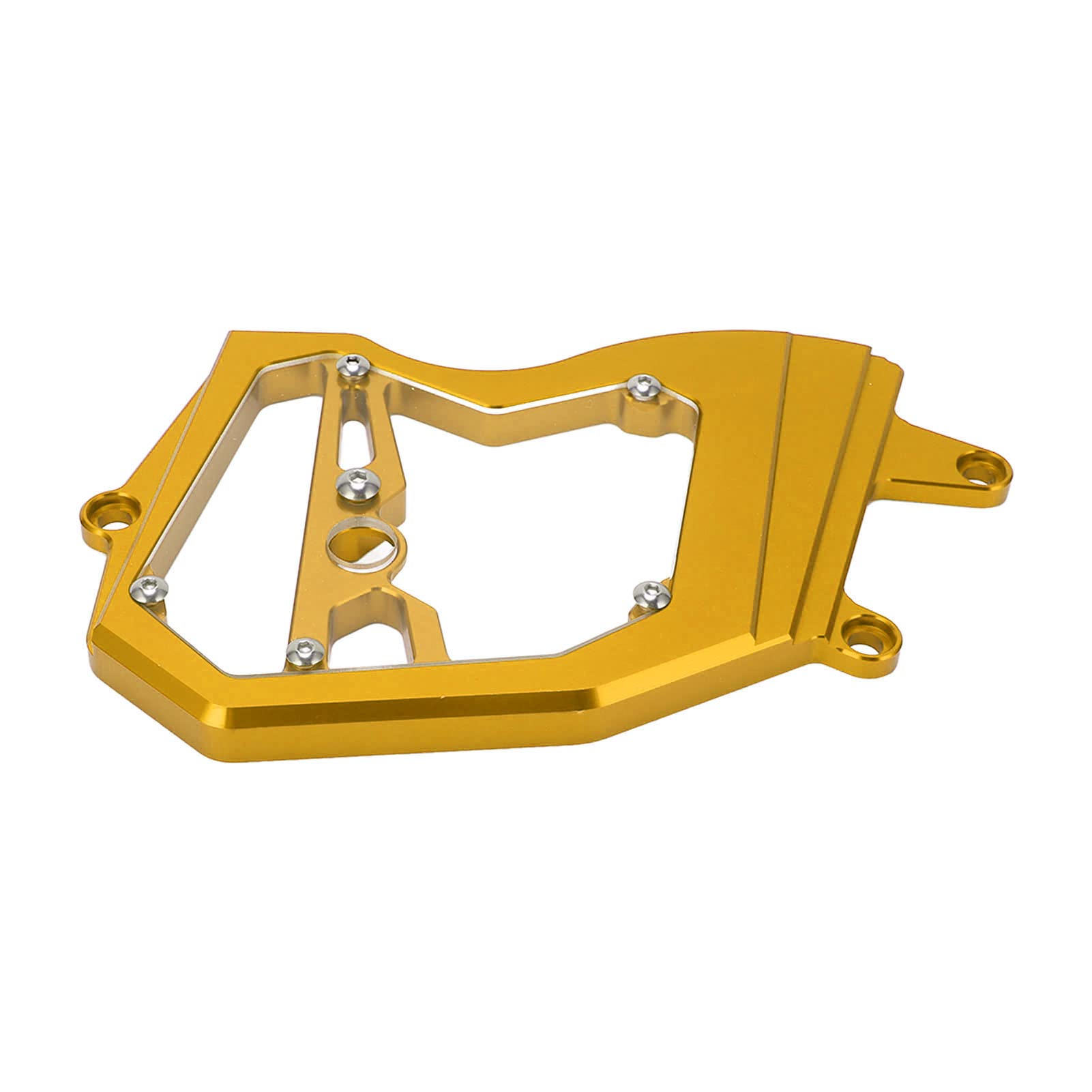 Durable CNC Aluminum Alloy Motorcycle Chain Guard Protector - Sand Proof Front Sprocket Cover for Motorbike Refitting (Gold) | Perfect for Off-Road Riding & Bike Customization