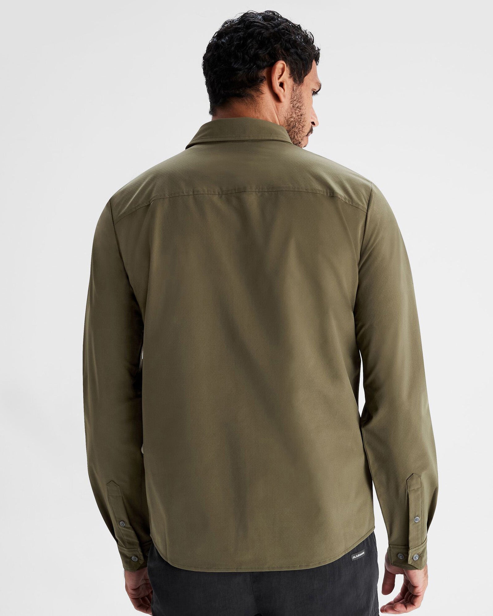 Men's Corsair Long Sleeve Shirt - Light Moss Green Casual Button Down Shirt for Outdoor Activities & Workwear