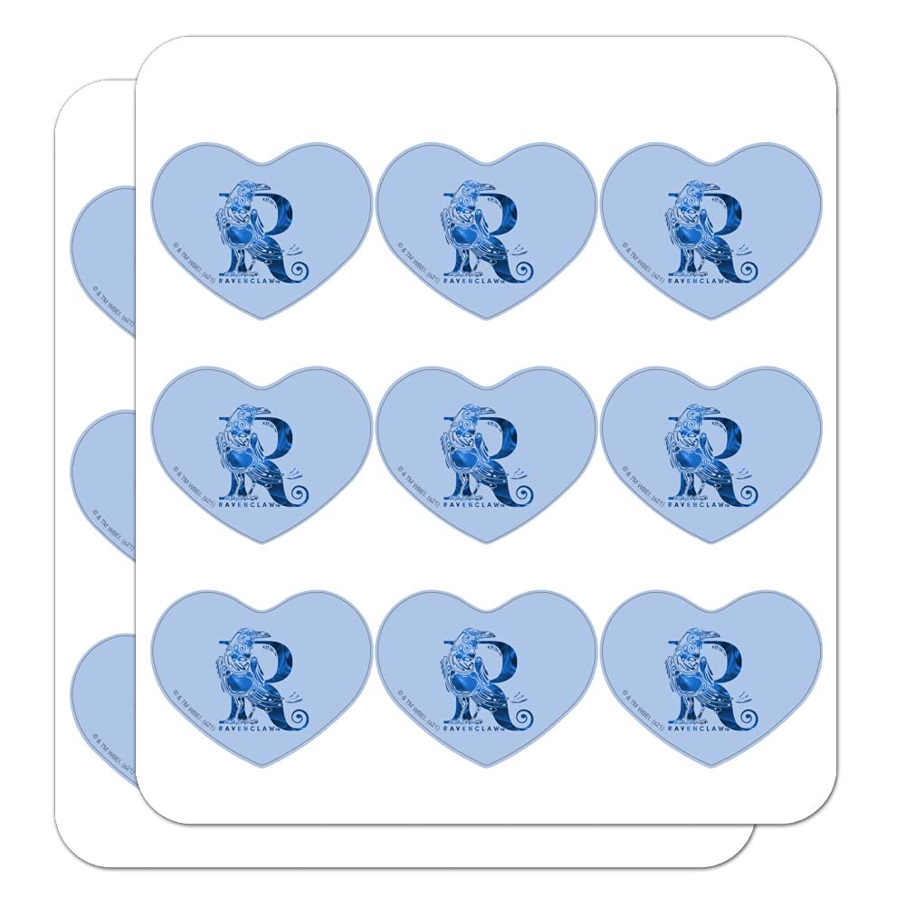 Harry Potter Ravenclaw Heart-Shaped Planner Stickers - Scrapbook & Calendar Decorative Stickers for Journaling, DIY Crafts, and School Supplies | Perfect for Bullet Journals, Planners, and Scrapbooking Projects
