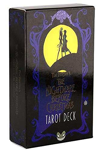 Koolife The Nightmare Before Christmas Tarot Deck - 78 Cards for Beginners & Advanced Readers | Divination, Gift & Collectible for Halloween & Christmas Fans
