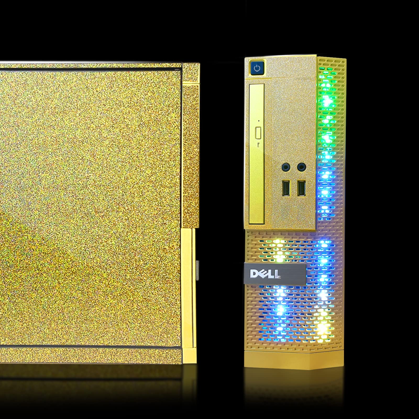 Refurbished Dell RGB Gaming Desktop PC - Intel Quad Core i5 up to 3.6GHz, 16GB RAM, 512GB SSD, WiFi, Bluetooth 4.0, 22