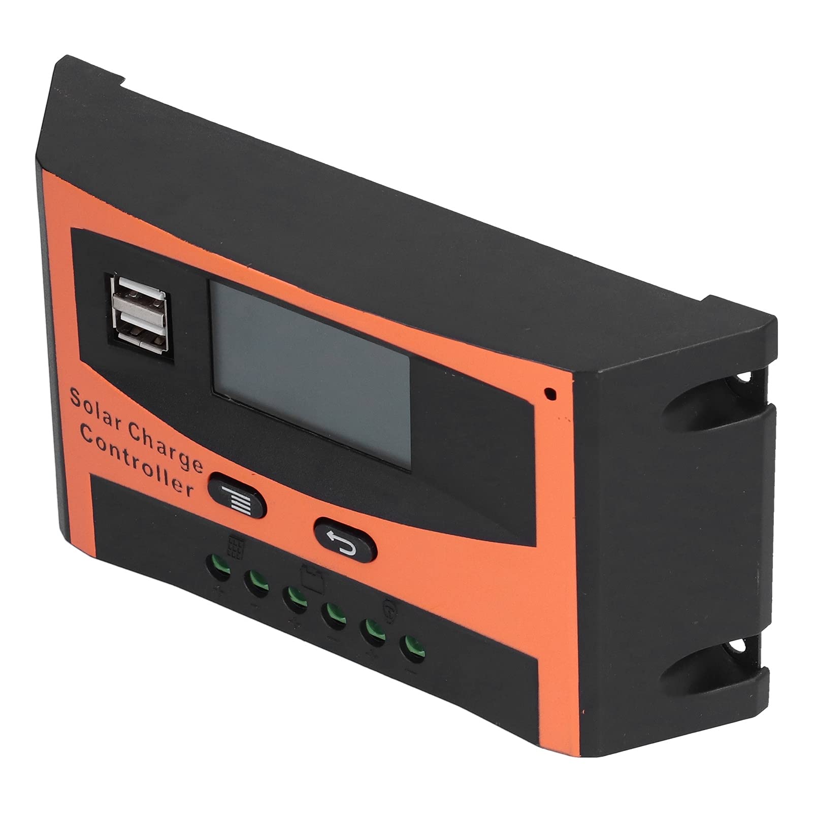 Solar Charge Controller with Temperature Compensation & Auto Correction - 12V/24V MPPT Solar Panel Regulator for Home, RV, Boat & Off-Grid Power Systems | Perfect for Solar Energy Storage & Battery Protection