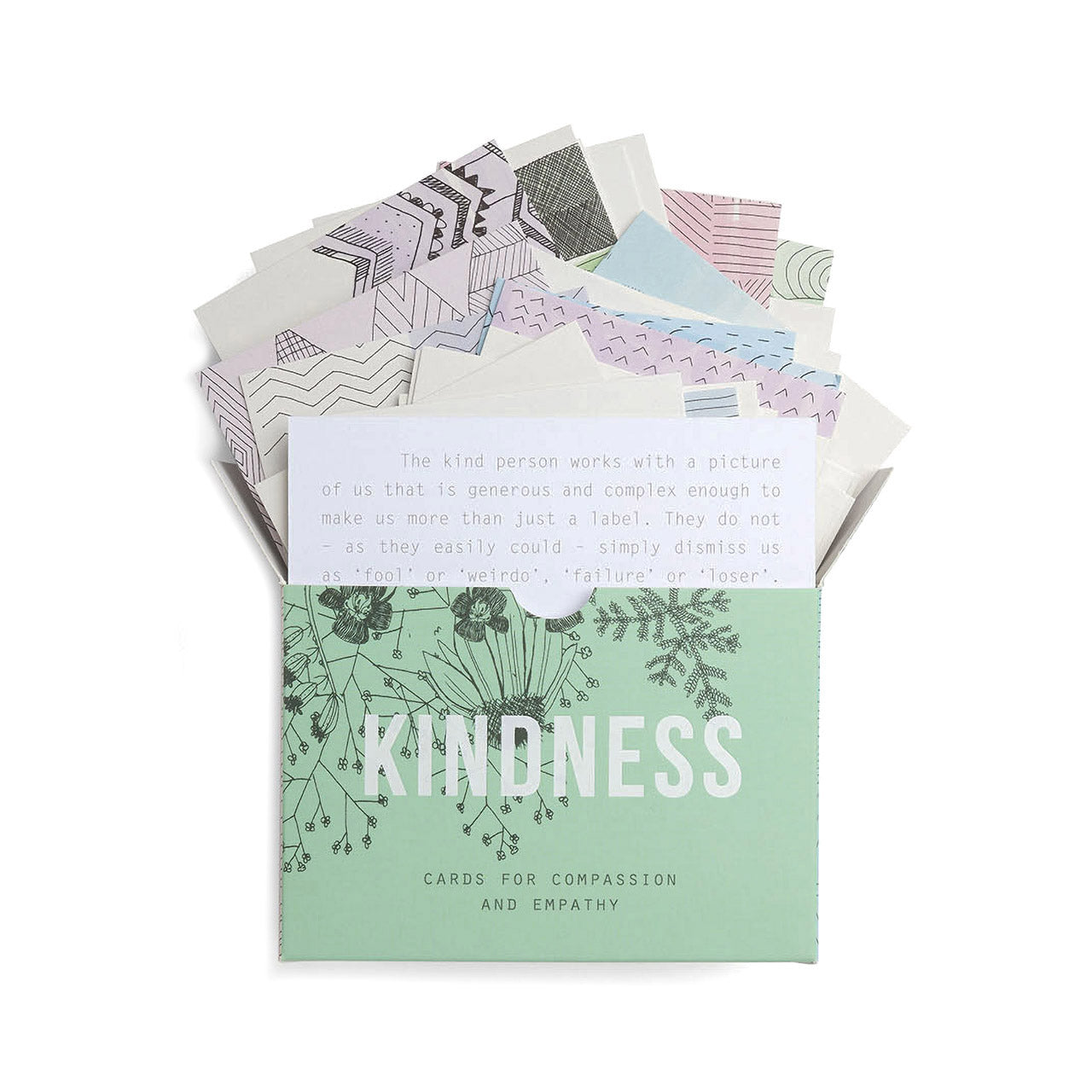 Kindness Prompt Cards - 52 Thoughtful Conversation Starters & Daily Affirmations for Kids & Adults - Perfect for Family Bonding, Classroom Activities & Self-Reflection