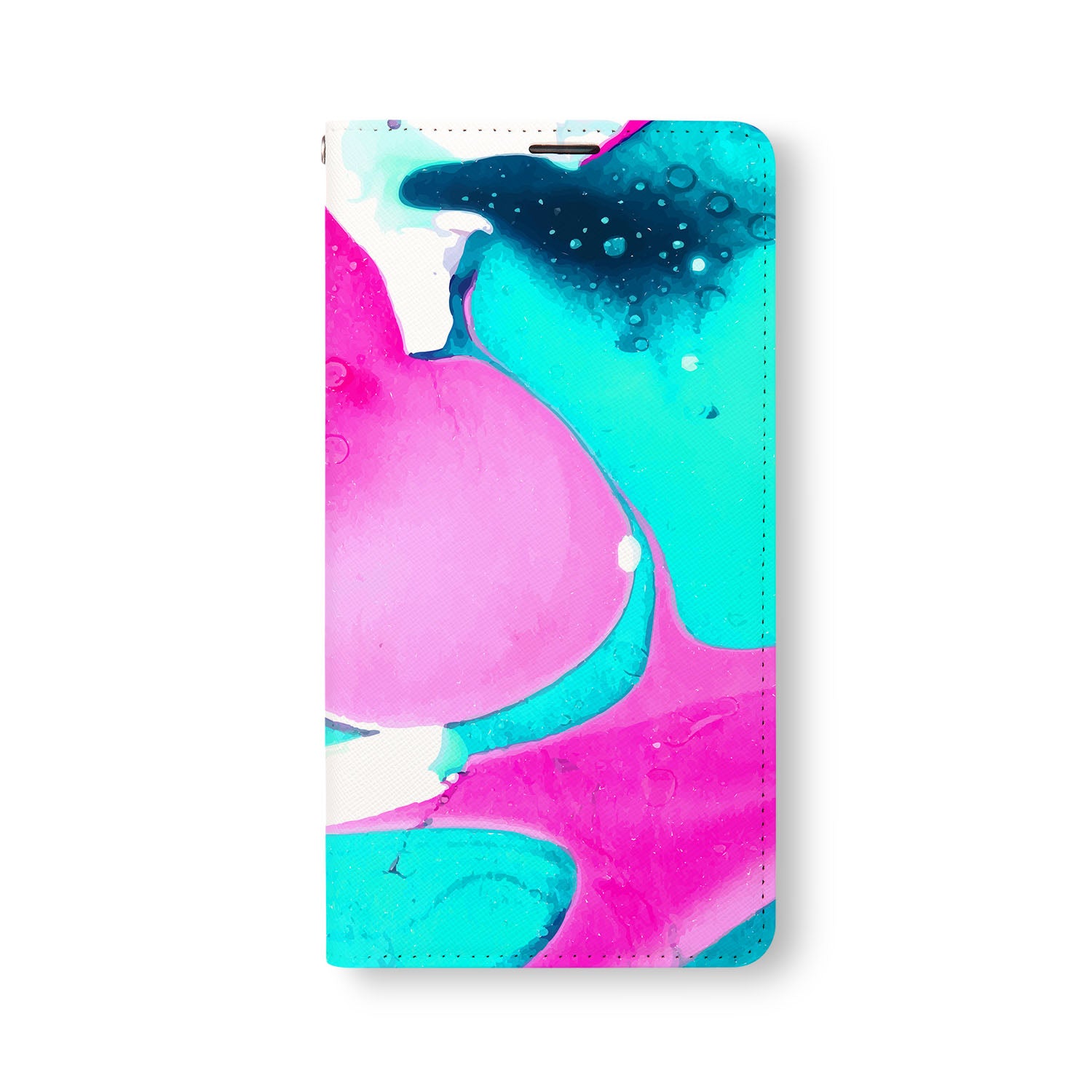Samsung Wallet Case - Slim & Stylish Abstract Watercolor Design for Galaxy Phones | Perfect for Everyday Use & Travel