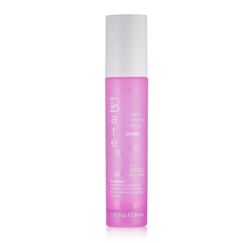 Bare by Vogue Self Tanning Face Serum - Natural Glow for Fair to Medium Skin Tones | Vegan & Cruelty-Free | Perfect for Daily Use & Special Occasions