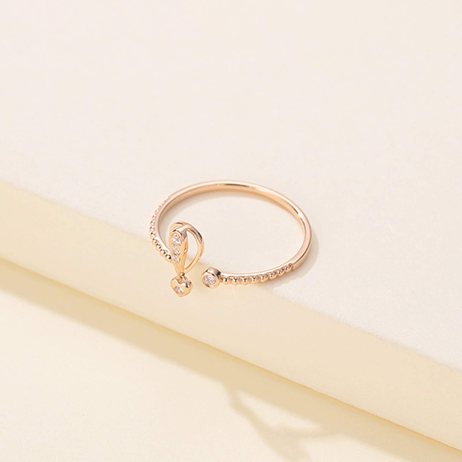 0.05ct Rose Gold Engagement Ring for Women - 18K Rose Gold Diamond Wedding Band, Cute Hot Air Balloon Design, Promise Ring for Girlfriend, Anniversary Gift, Valentine's Day Present