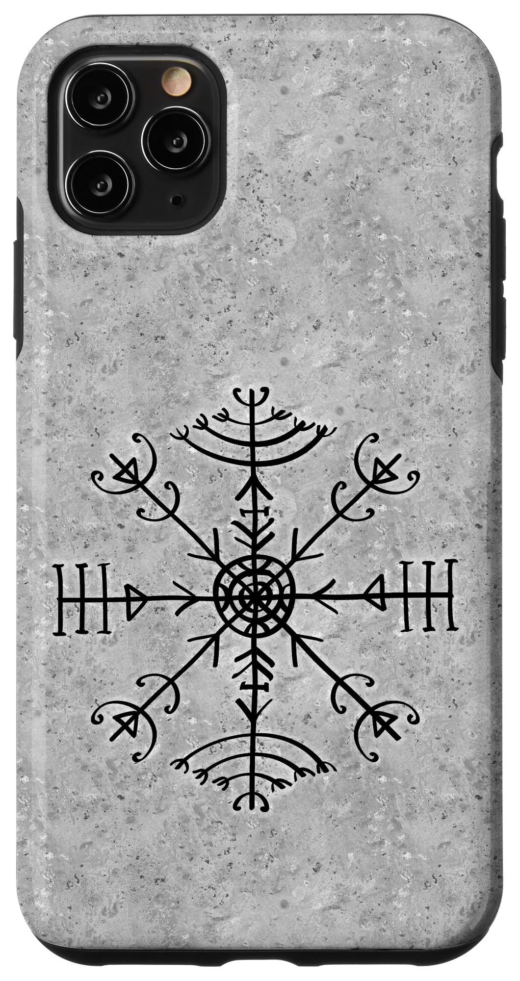iPhone 11 Pro Max Case with Veldismagn & Icelandic Bind Rune - Protective Phone Cover for Health, Good Luck & Positive Energy | Perfect for Daily Use, Travel & Spiritual Protection