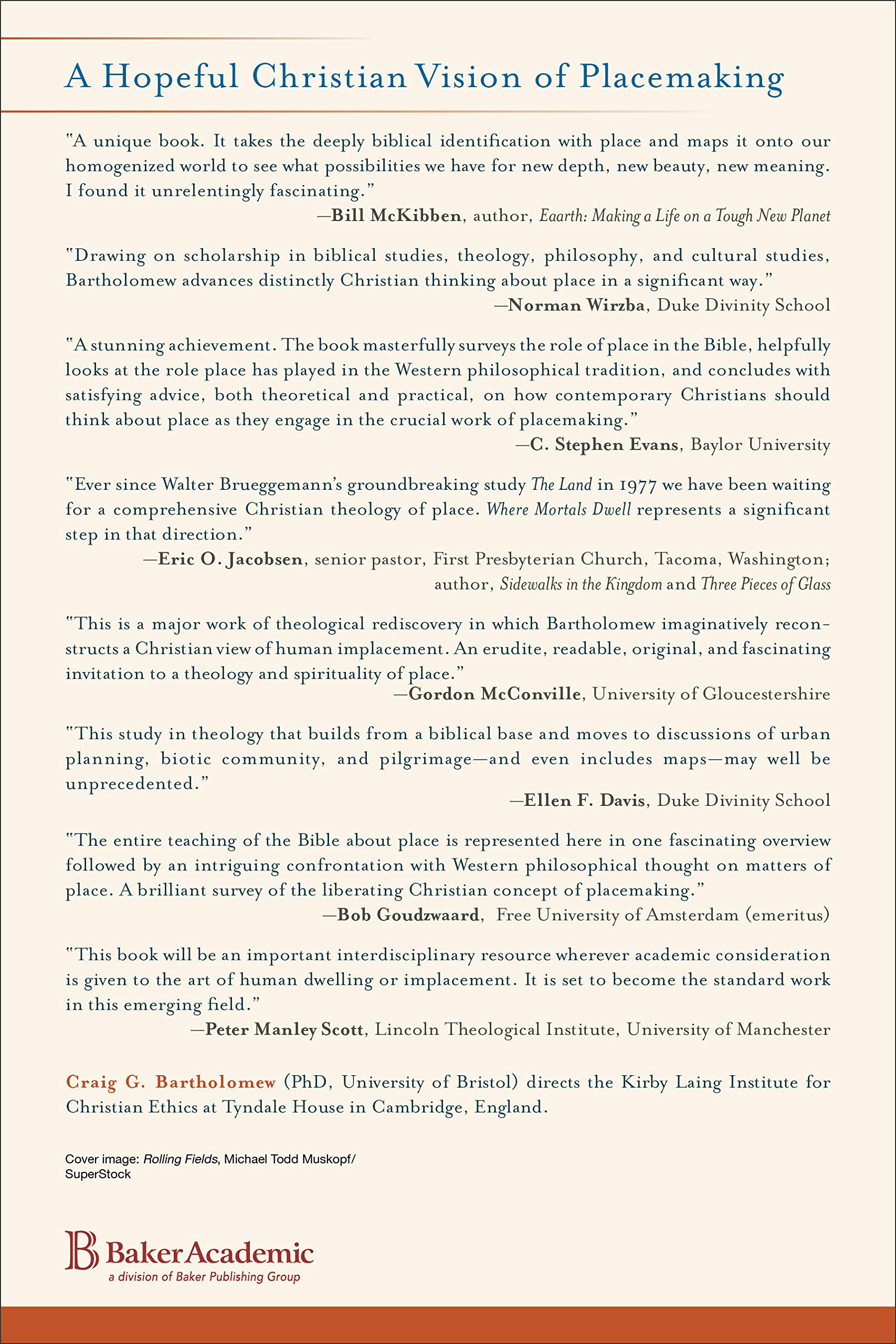 Where Mortals Dwell: A Christian Perspective on Place in Modern Life - Perfect for Bible Study, Small Groups & Personal Spiritual Growth