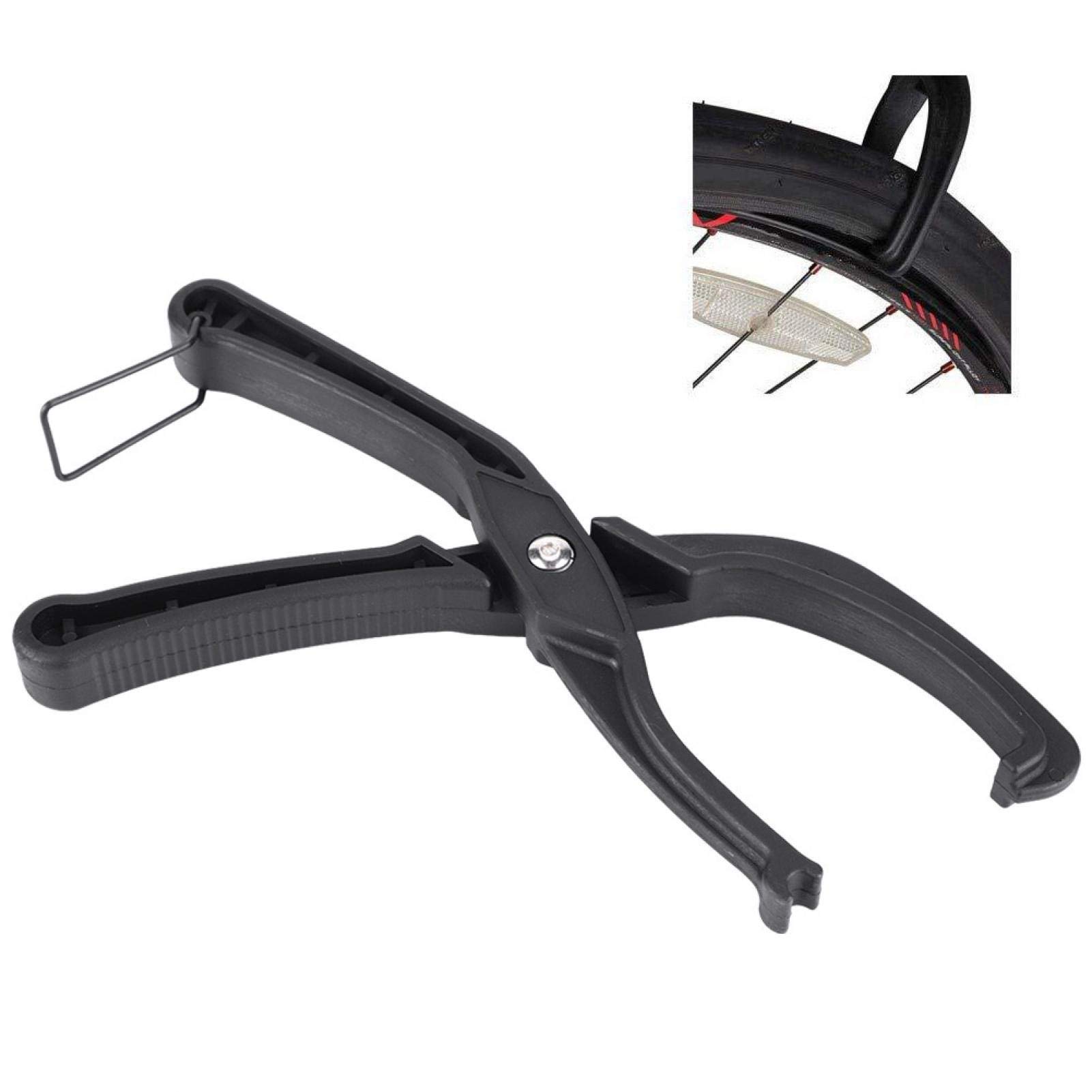 Heavy Duty Rim Tire Pliers Set - Spring Loaded Portable Tire Removal & Installation Tool for Motorcycle, Bike, ATV - Perfect for DIY Tire Repair & Maintenance