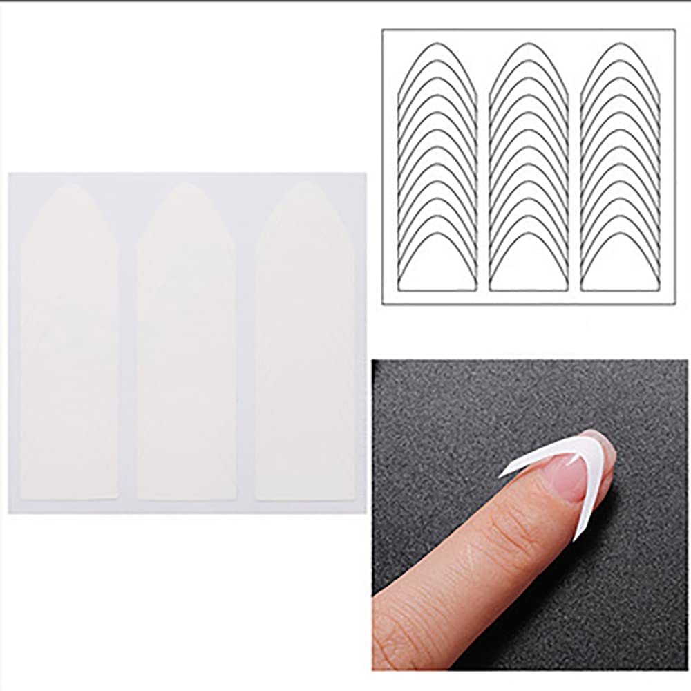Gogoonly 1368pcs French Nail Art Stickers - DIY Manicure Decoration for Home & Salon