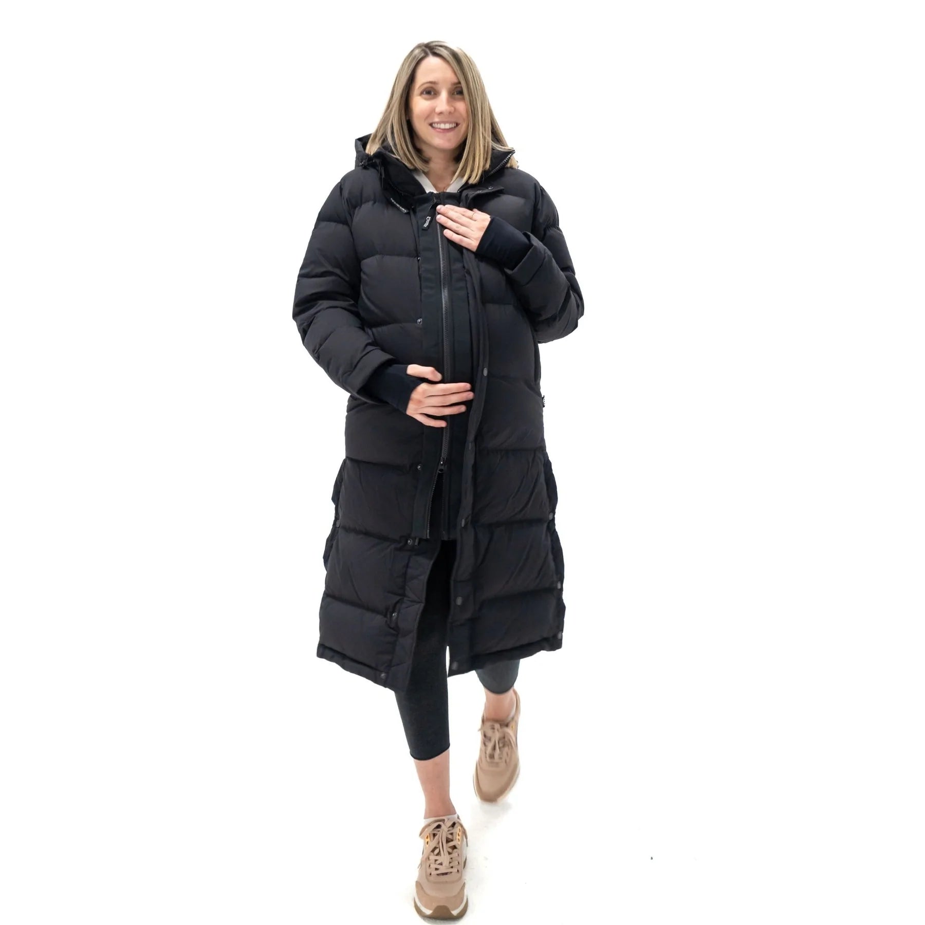 MakeMyBellyFit Universal Jacket Extender - Pregnancy & Plus Size Jacket Expansion Panel - Perfect for Maternity Wear, Baby Bumps & Comfort Fit Jackets